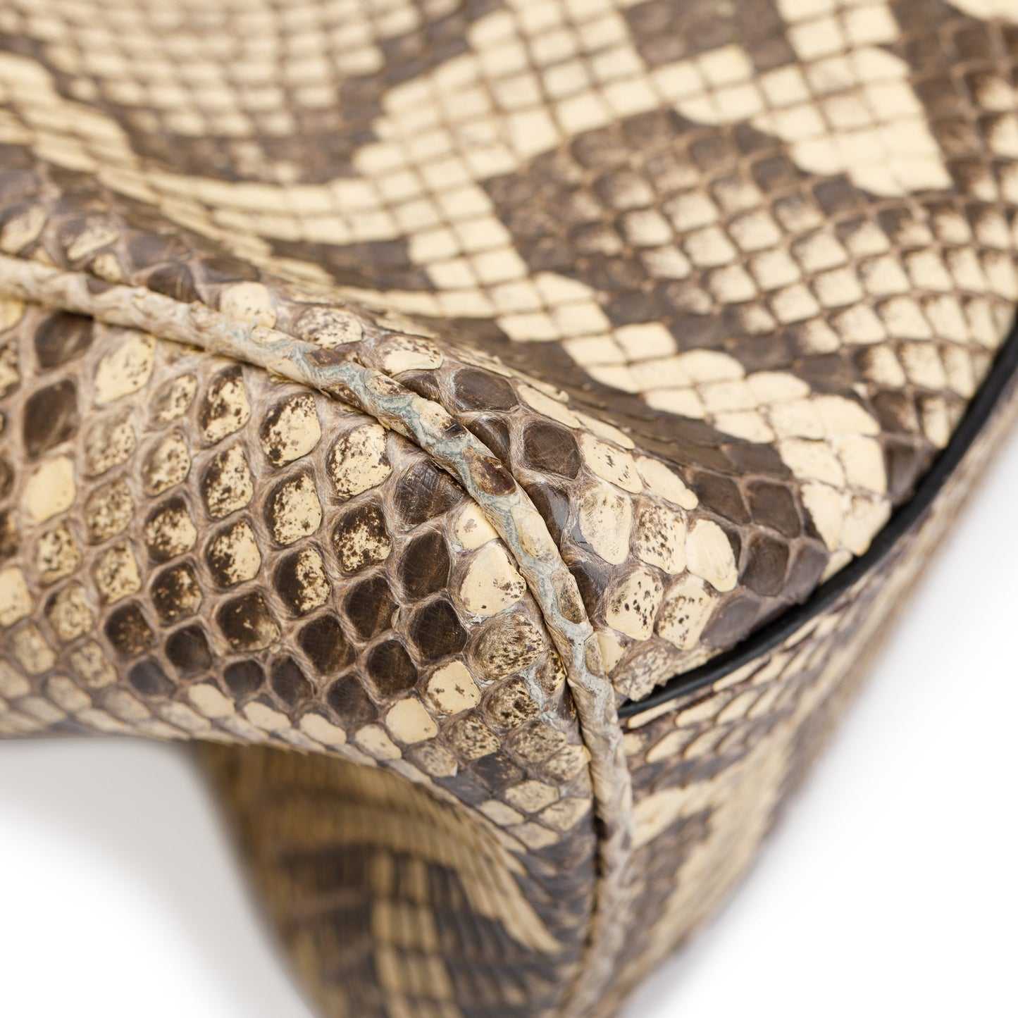 Gucci Neutrals Python Medium RE(Belle) Shoulder Bag