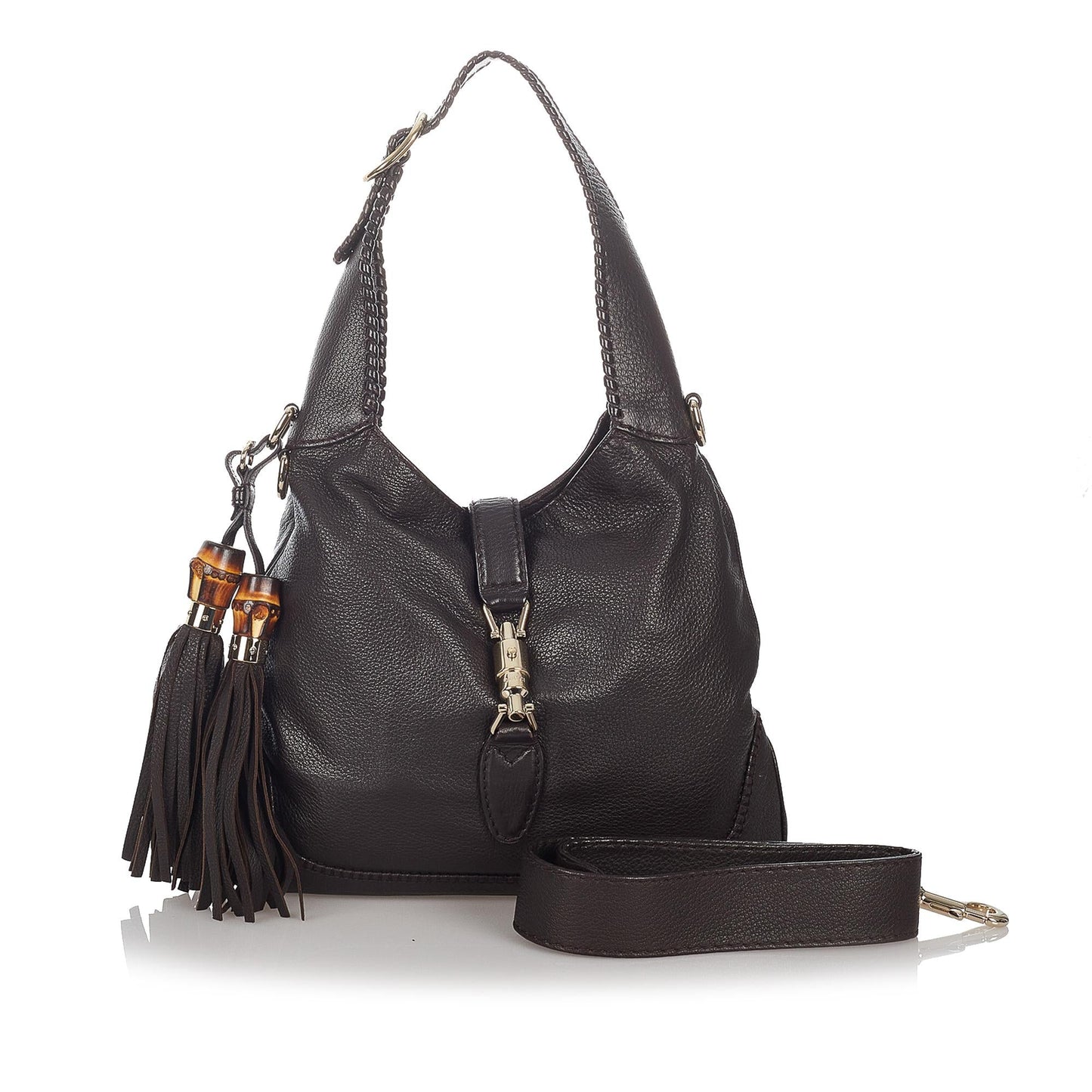 Gucci New Jackie Leather Shoulder Bag (SHG-26882)