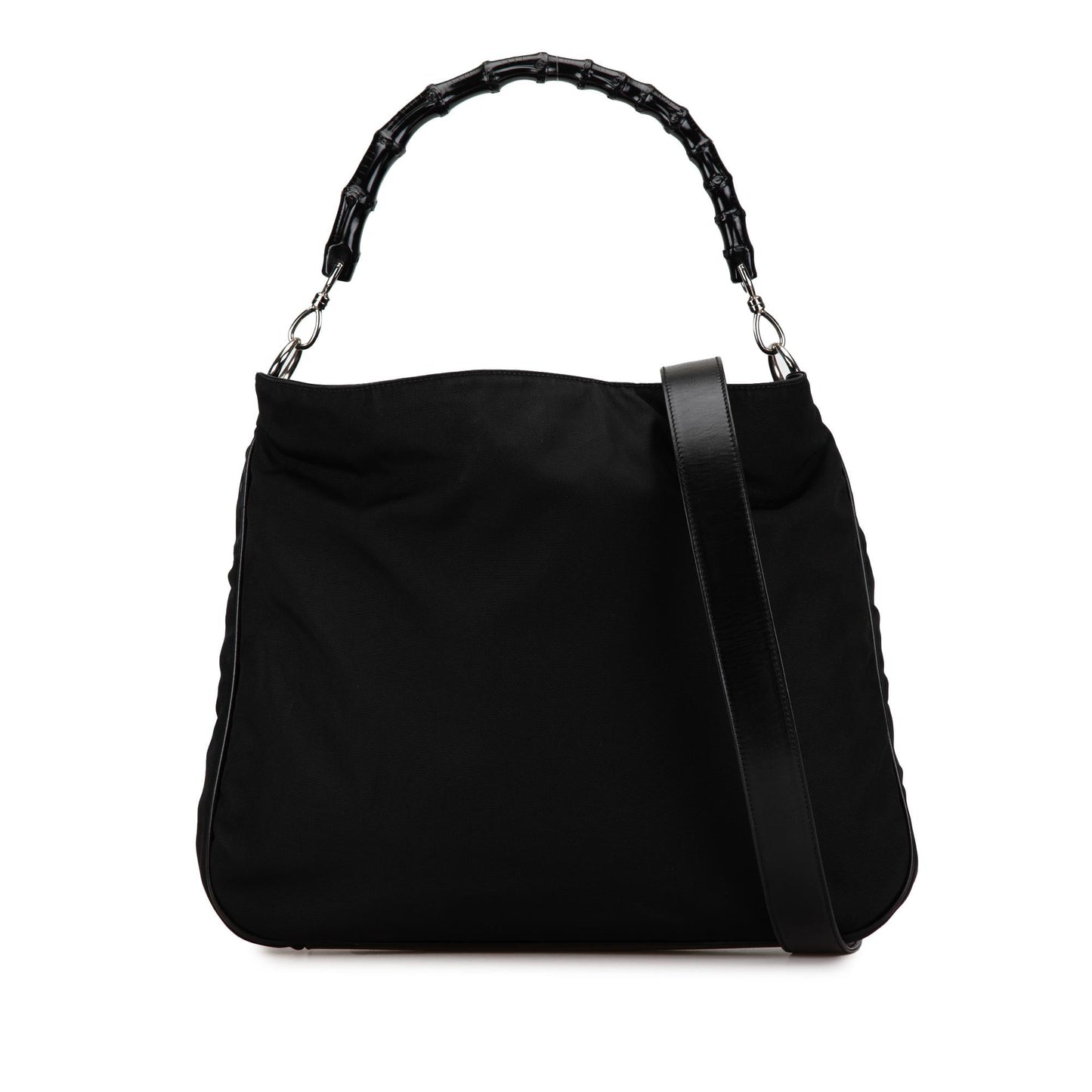 Gucci Nylon Bamboo Satchel (SHG-T1iWzs)