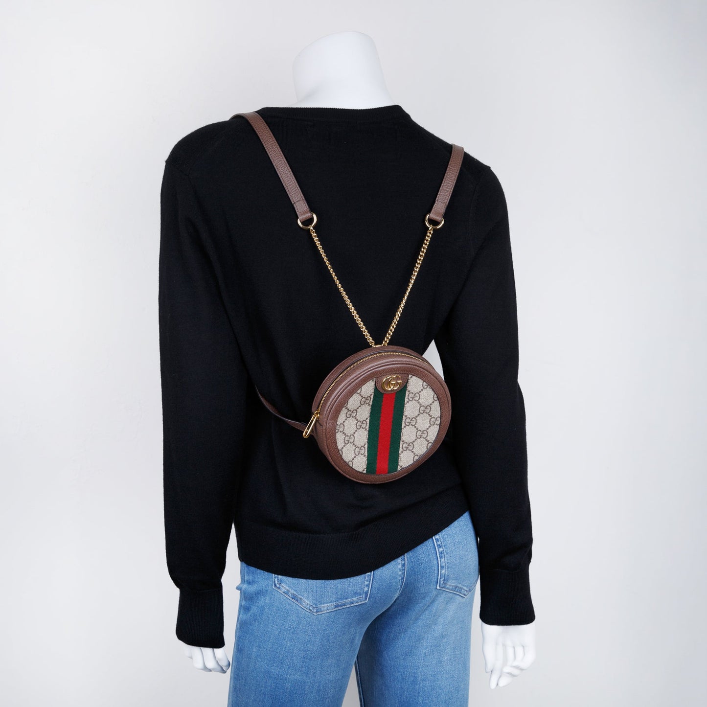 Gucci Ophidia GG Mini Round Backpack