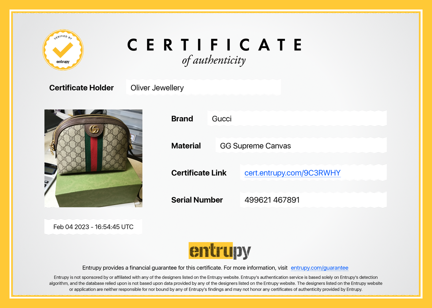 Gucci Ophidia GG Small Shoulder Bag