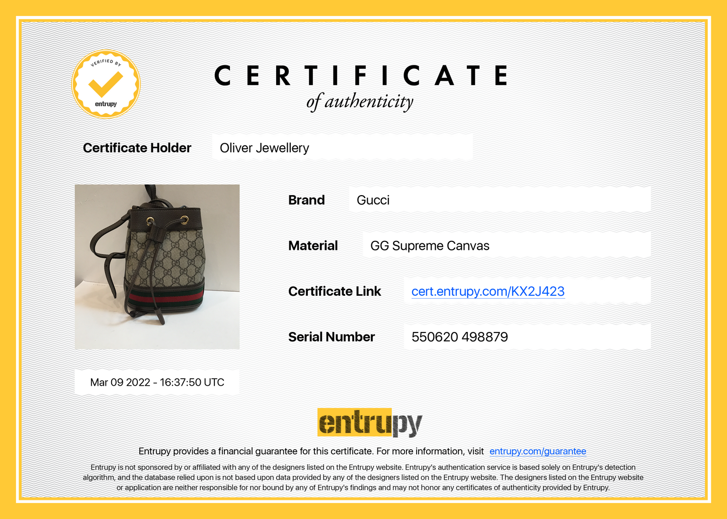 Gucci Ophidia Mini GG Bucket Bag