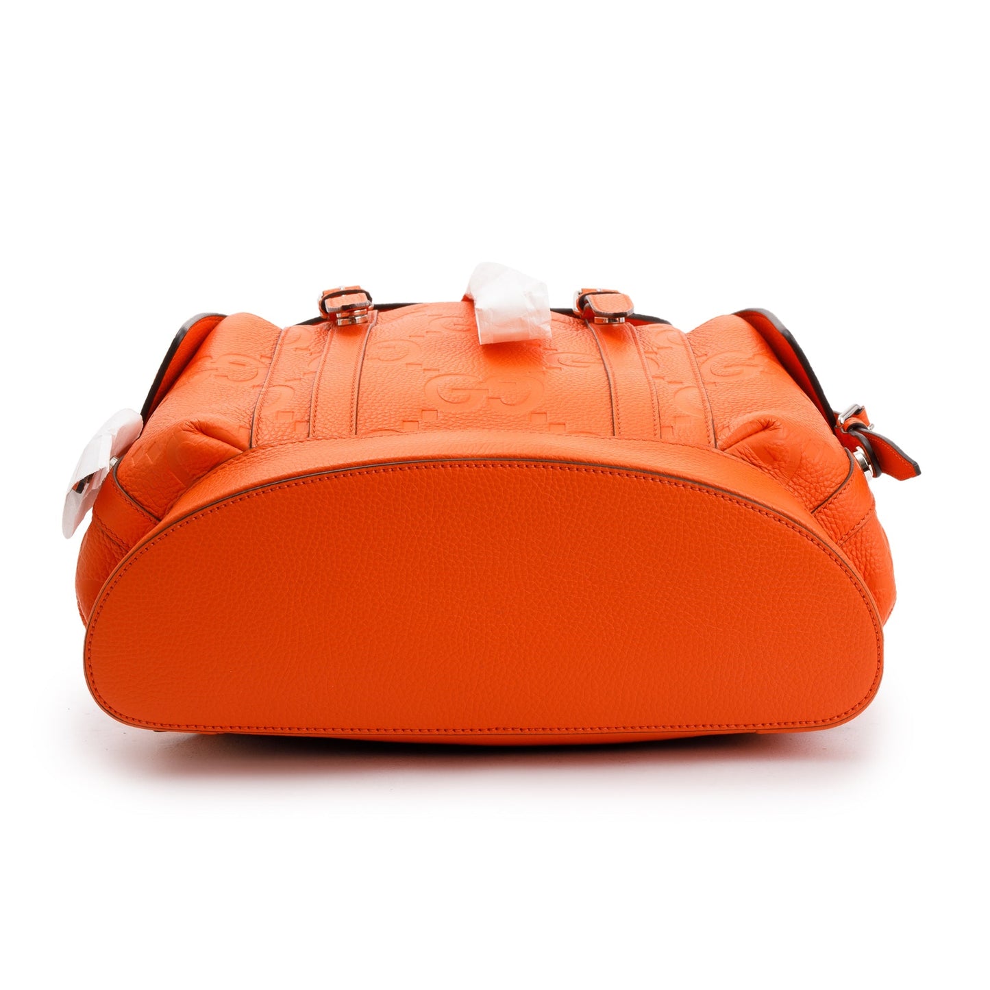 Gucci Orange Jumbo GG Leather Backpack