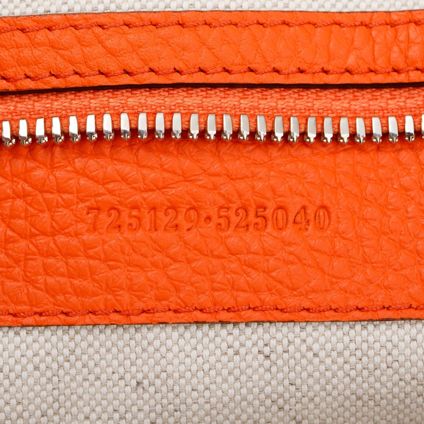 Gucci Orange Jumbo GG Leather Large Duffle Bag
