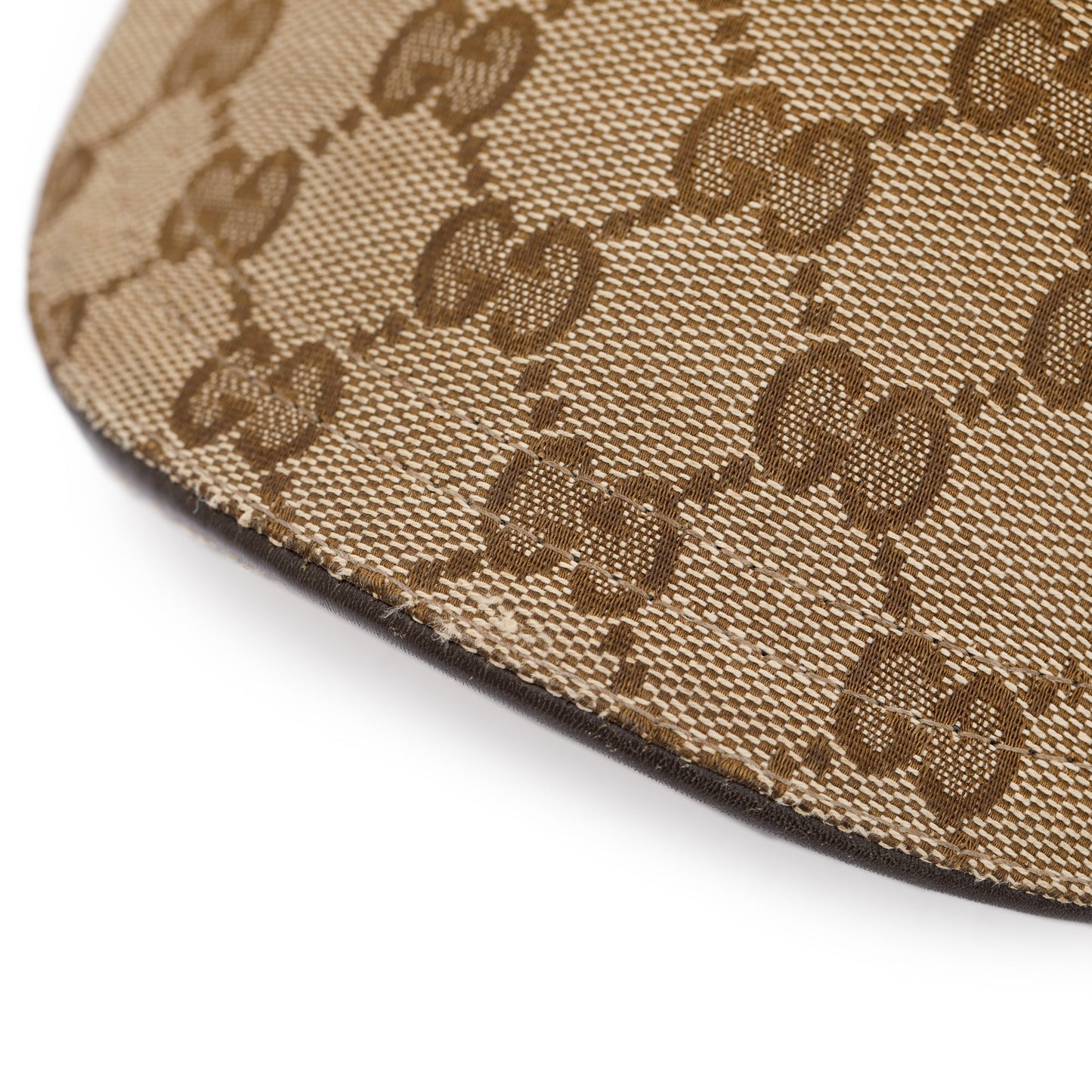 Gucci Original GG Canvas Baseball Hat with Web, Size M 58