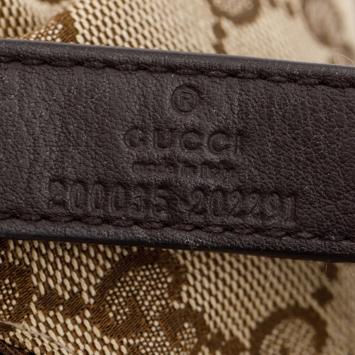 Gucci Original GG Canvas Baseball Hat with Web, Size M 58