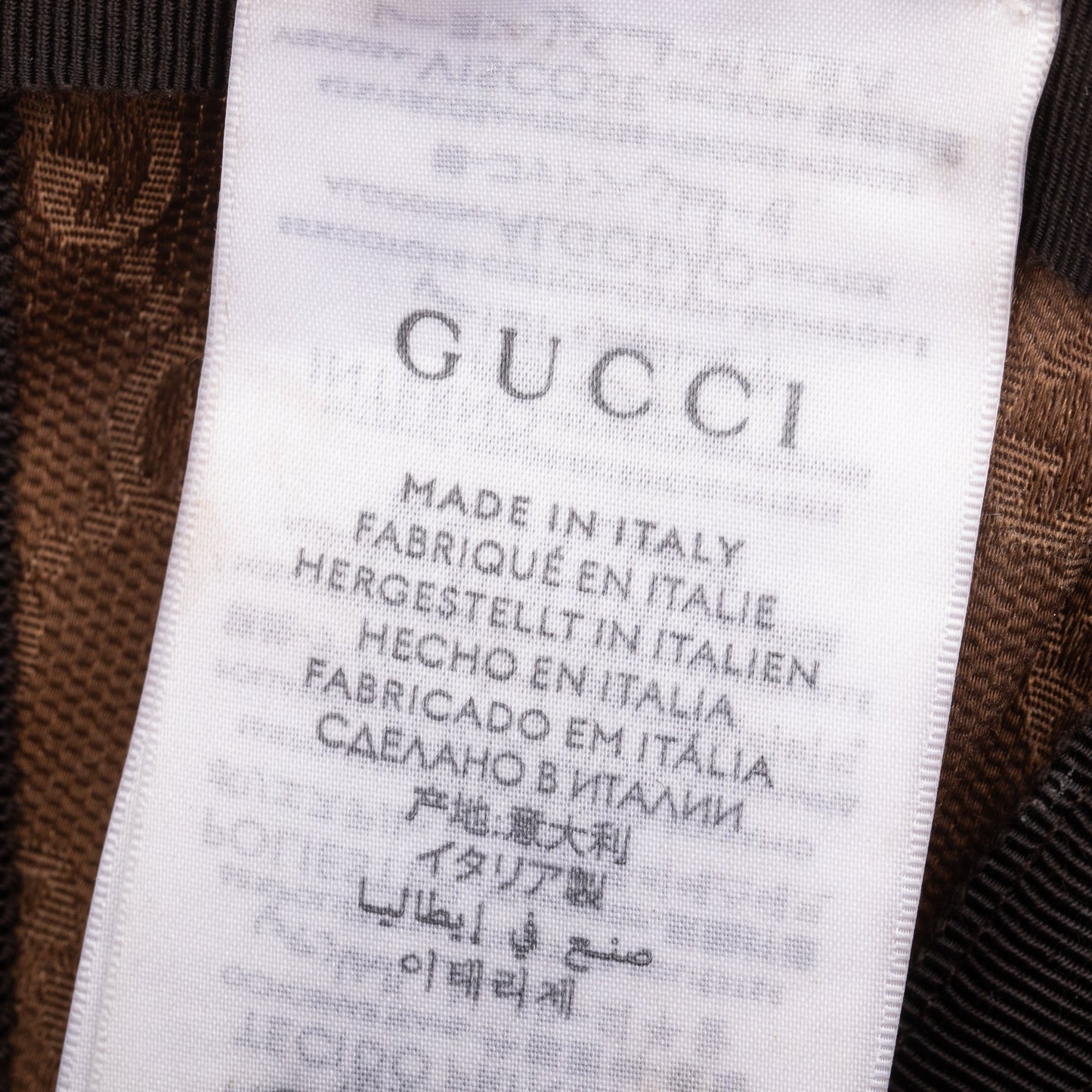 Gucci Original GG Canvas Baseball Hat with Web, Size XL 60