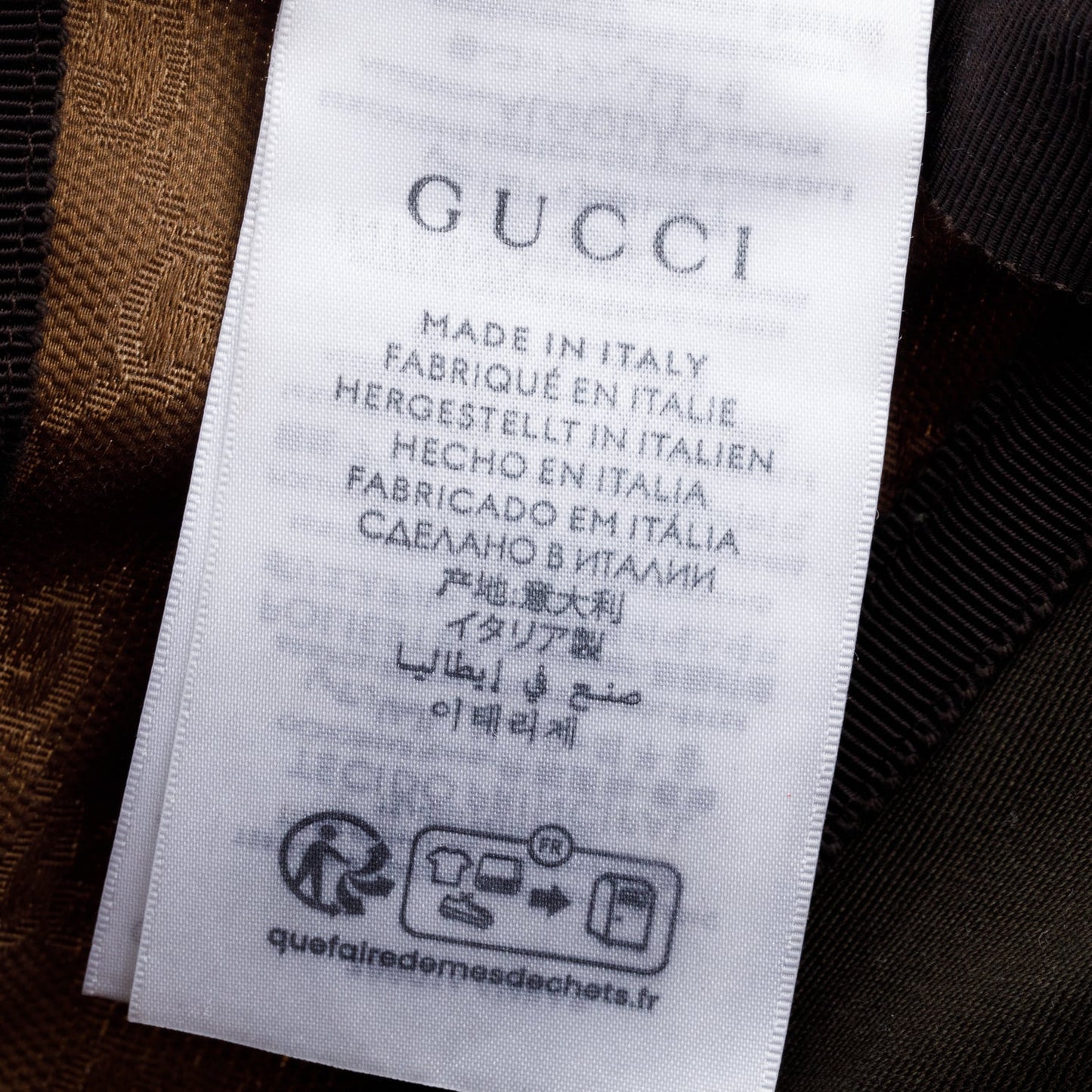 Gucci Original GG Canvas Baseball Hat with Web, Size XL 60