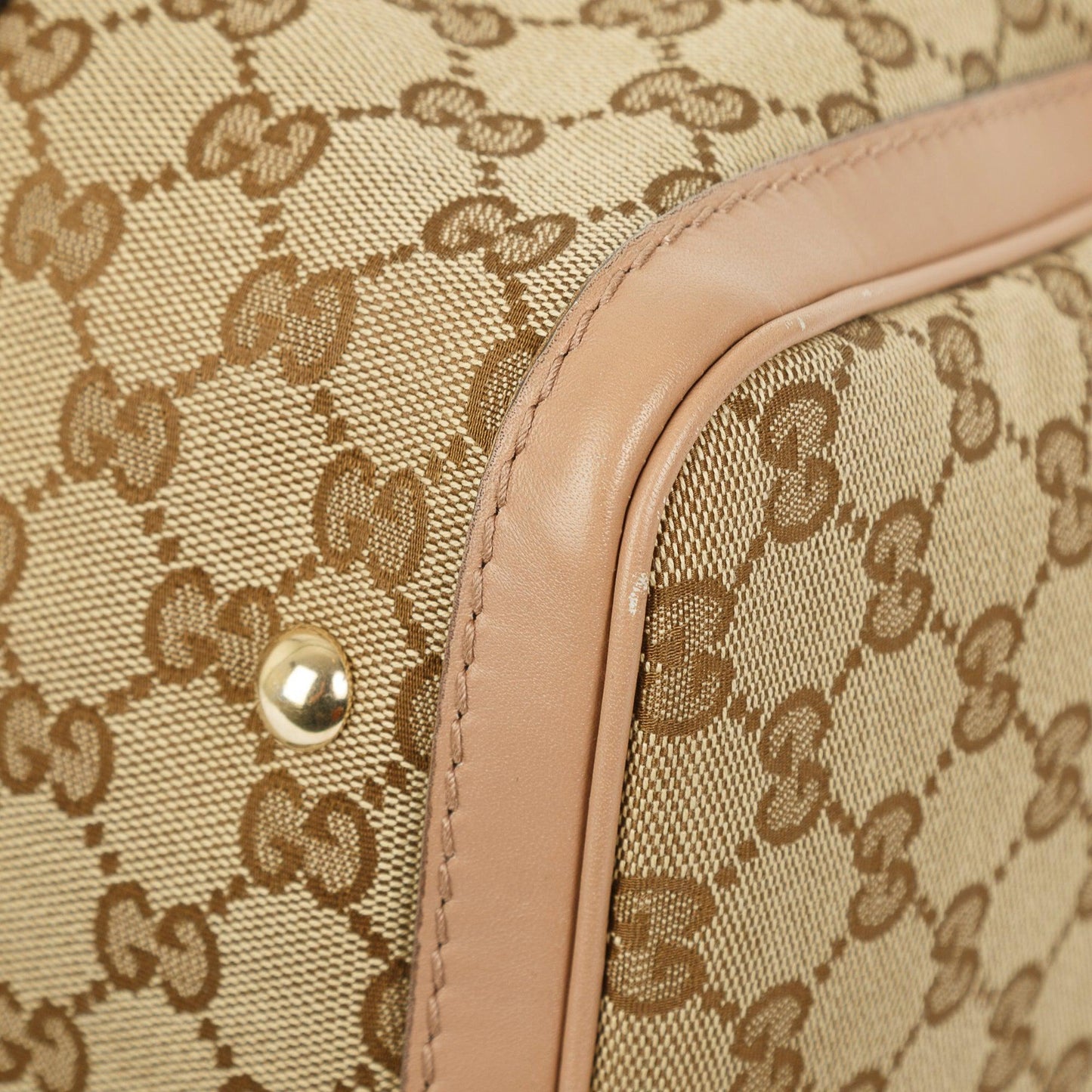 Gucci Original GG Canvas Web Boston Bag