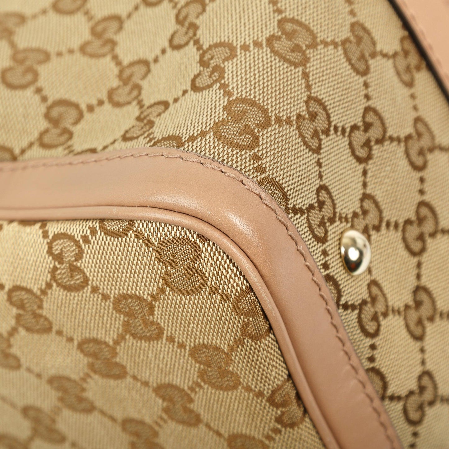 Gucci Original GG Canvas Web Boston Bag