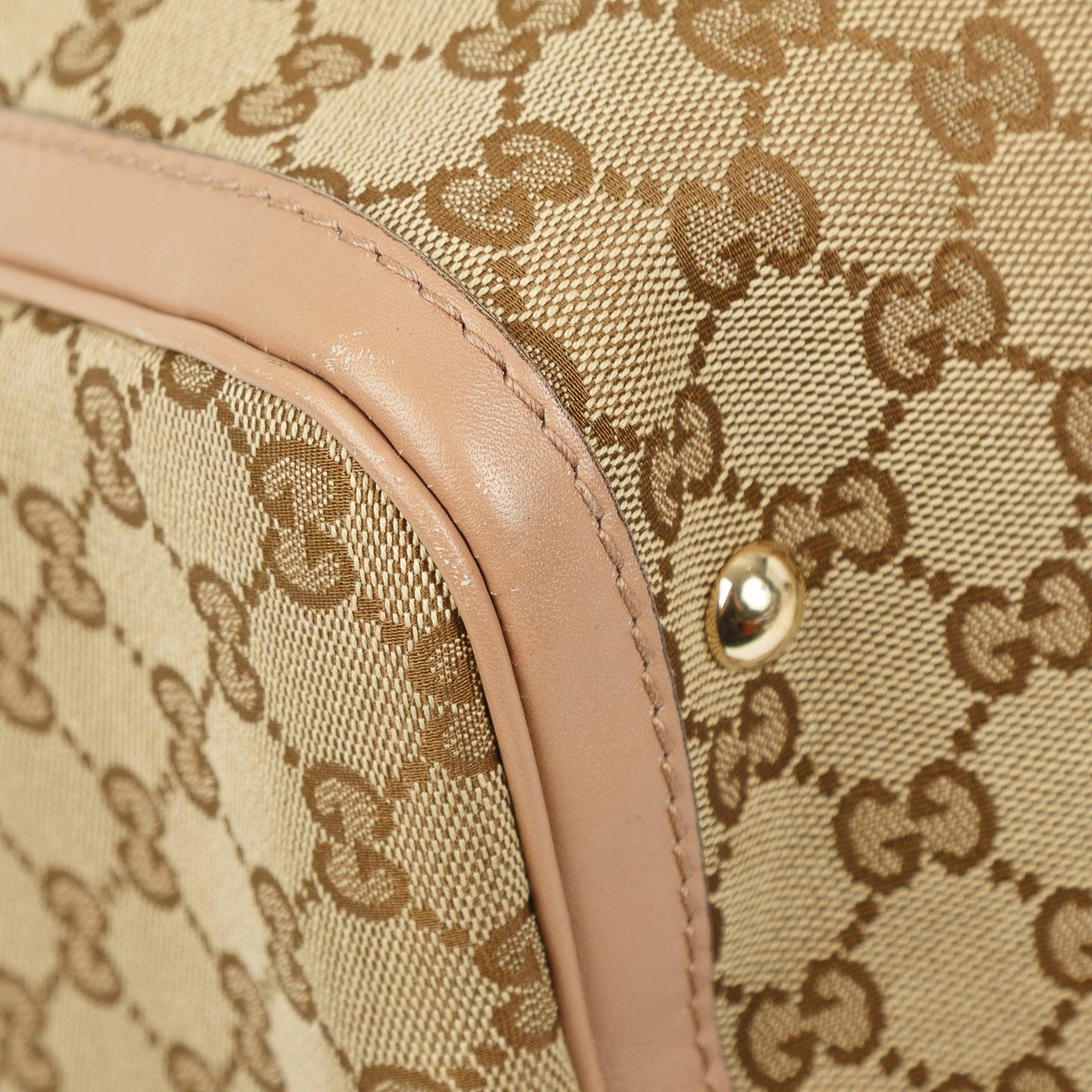 Gucci Original GG Canvas Web Boston Bag