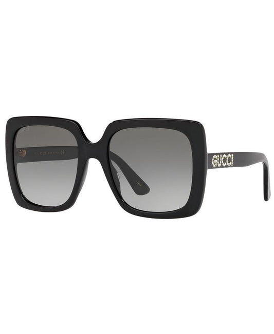 GUCCI Oversized Rectangular Sunglasses Black