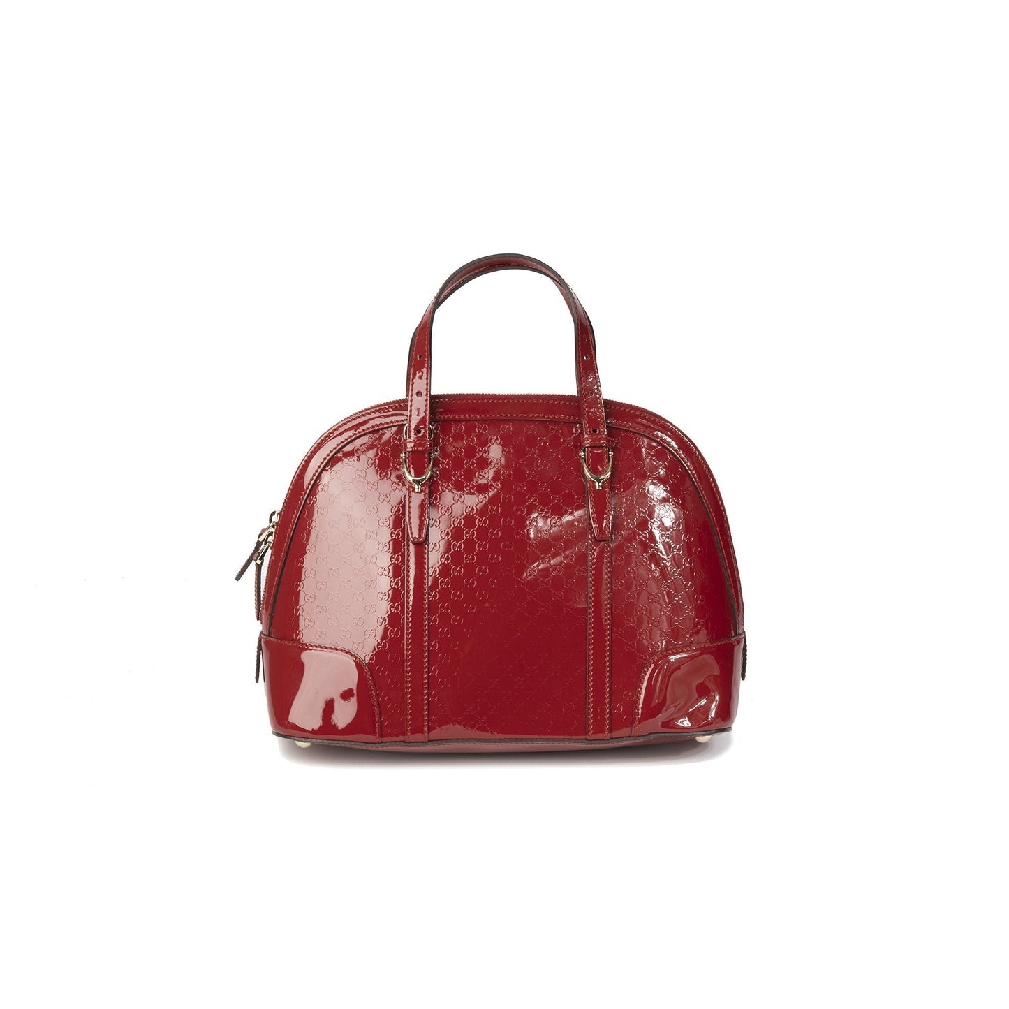 Gucci Patent Leather Nice Microguccissima Bag