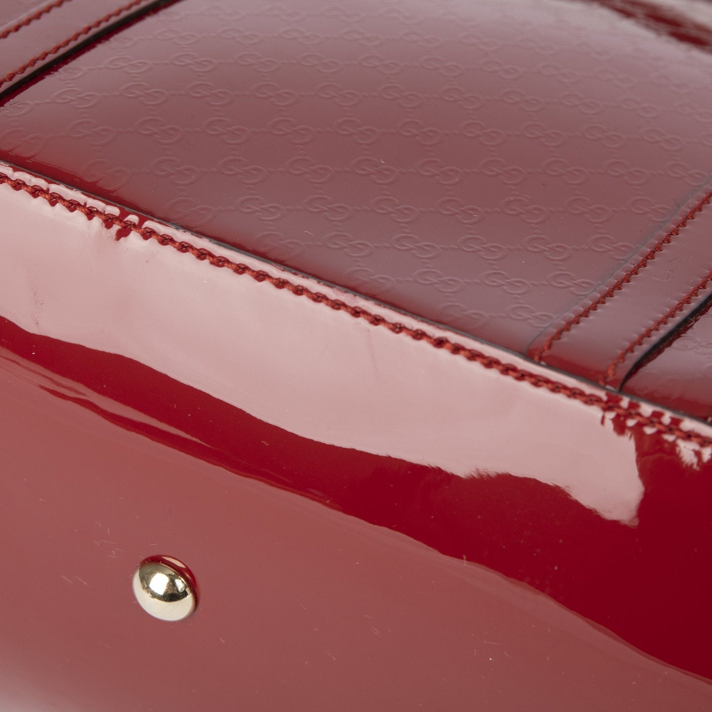 Gucci Patent Leather Nice Microguccissima Bag