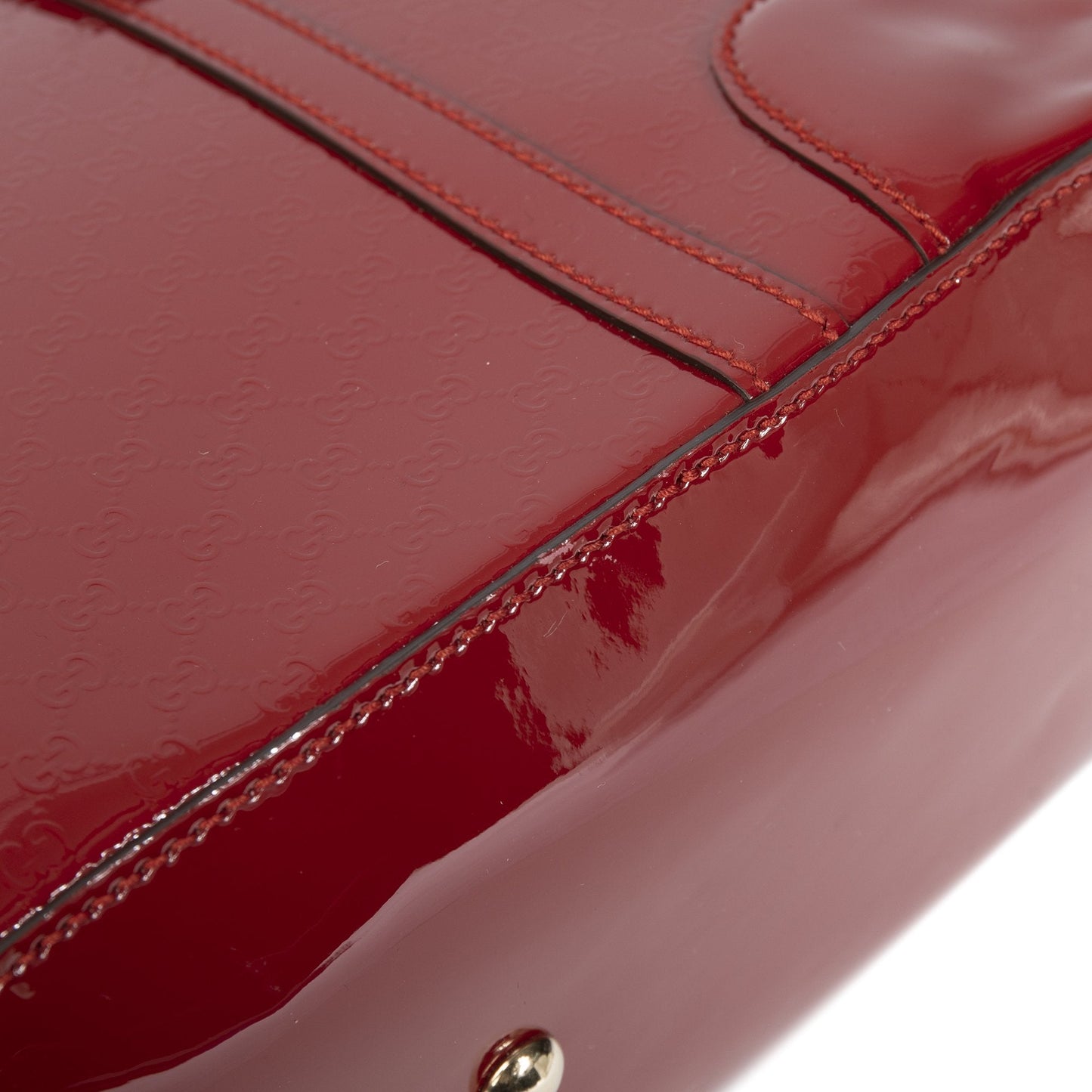 Gucci Patent Leather Nice Microguccissima Bag