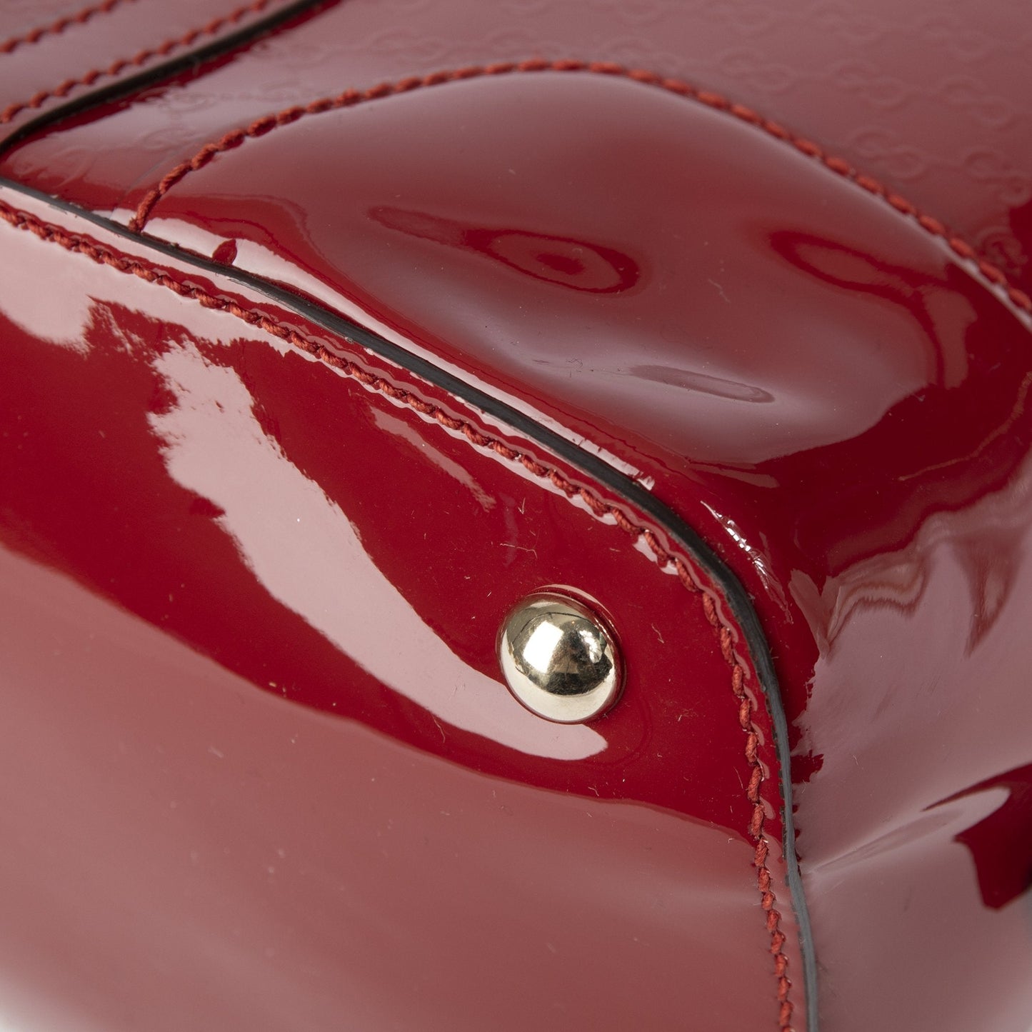 Gucci Patent Leather Nice Microguccissima Bag