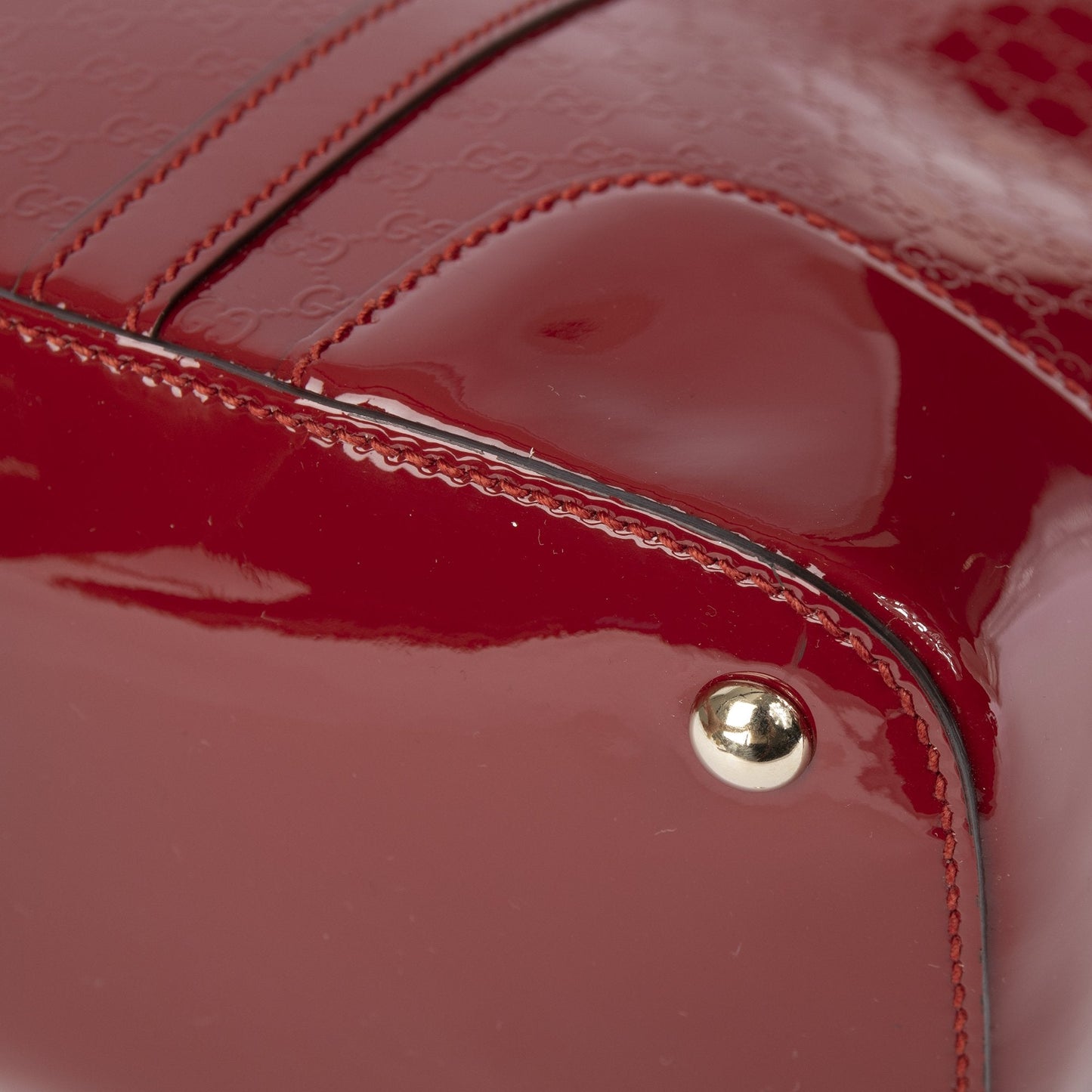 Gucci Patent Leather Nice Microguccissima Bag