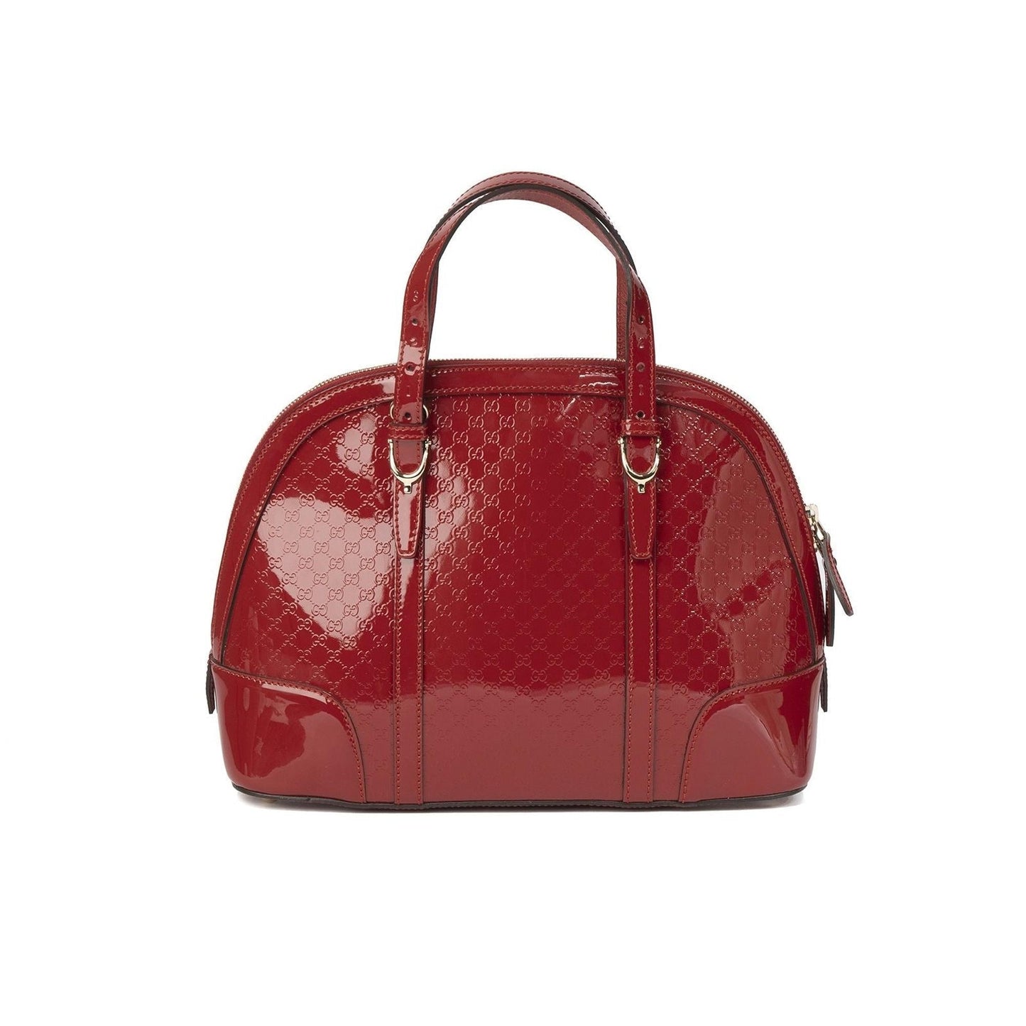 Gucci Patent Leather Nice Microguccissima Bag