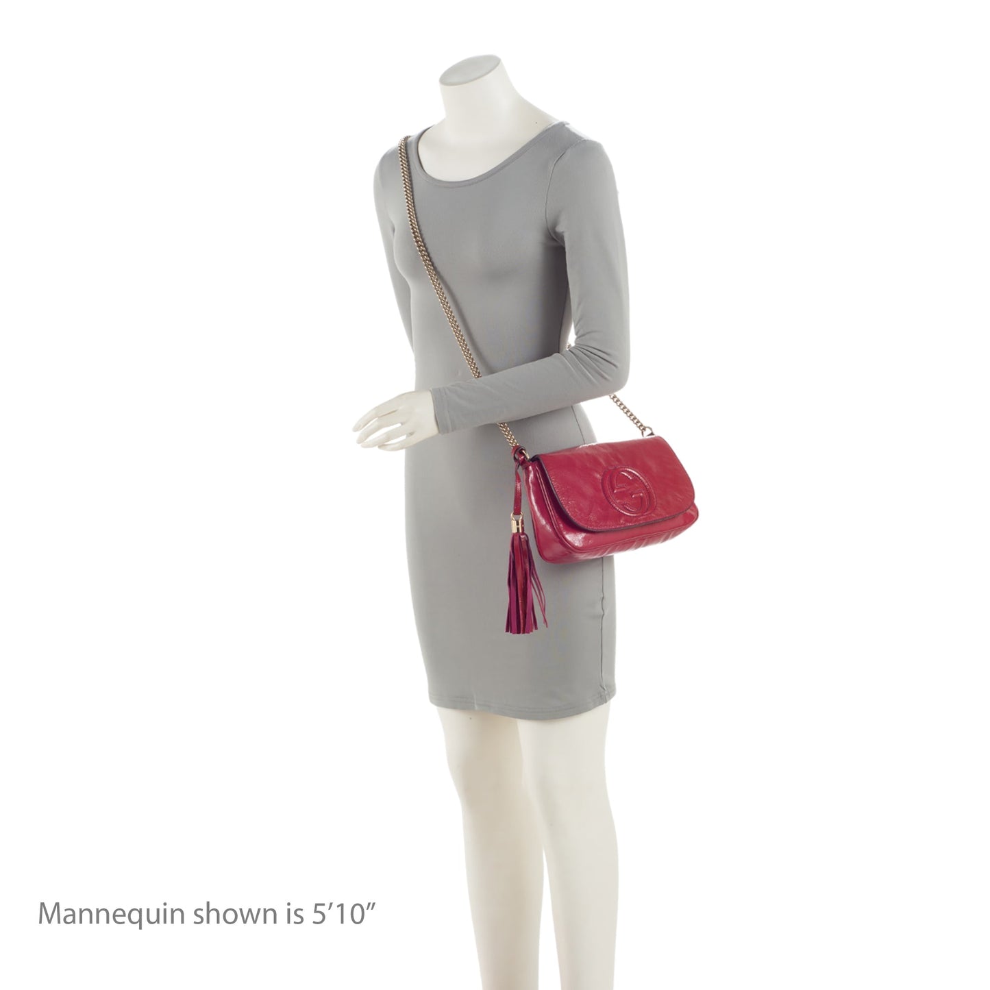 Gucci Patent Leather Soho Medium Flap Bag (SHF-V6tPqW)