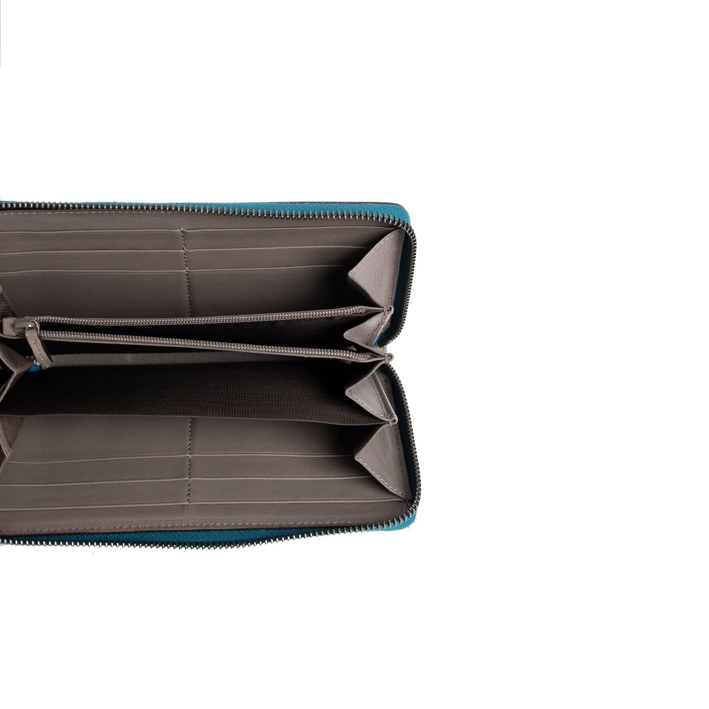 Gucci Patent Microguccissima Zip Around Wallet
