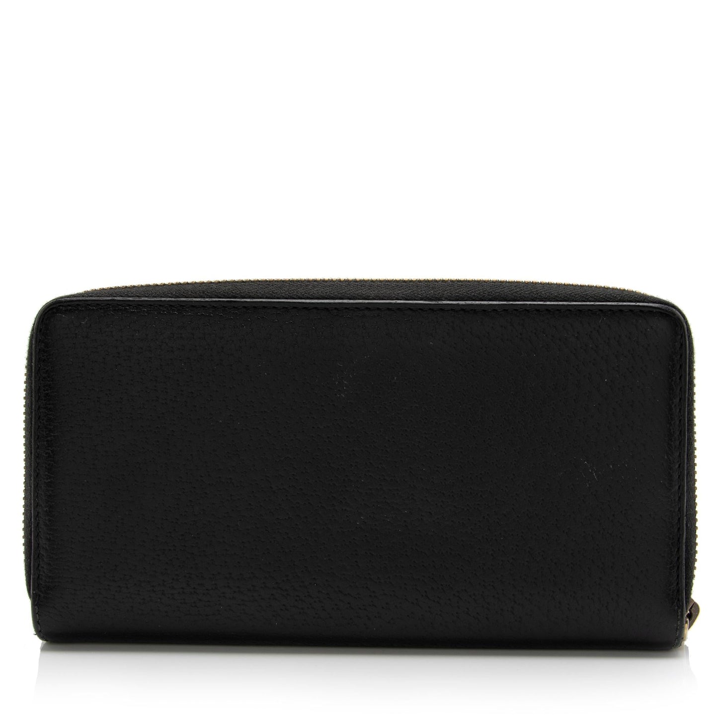 Gucci Pebbled Leather GG Marmont Zip Around Wallet (SHF-TFlGE9)