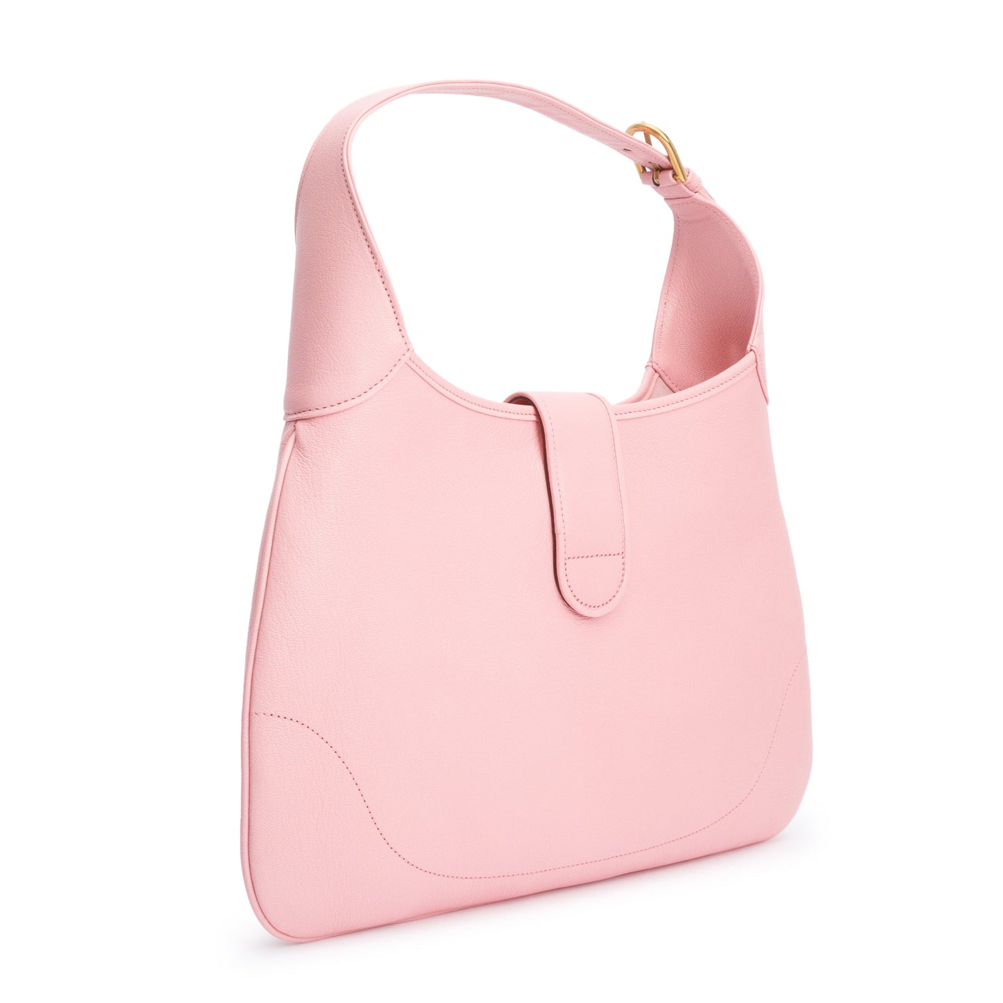 Gucci Pink Calfskin Leather Double GG Medium Aphrodite Shoulder Bag