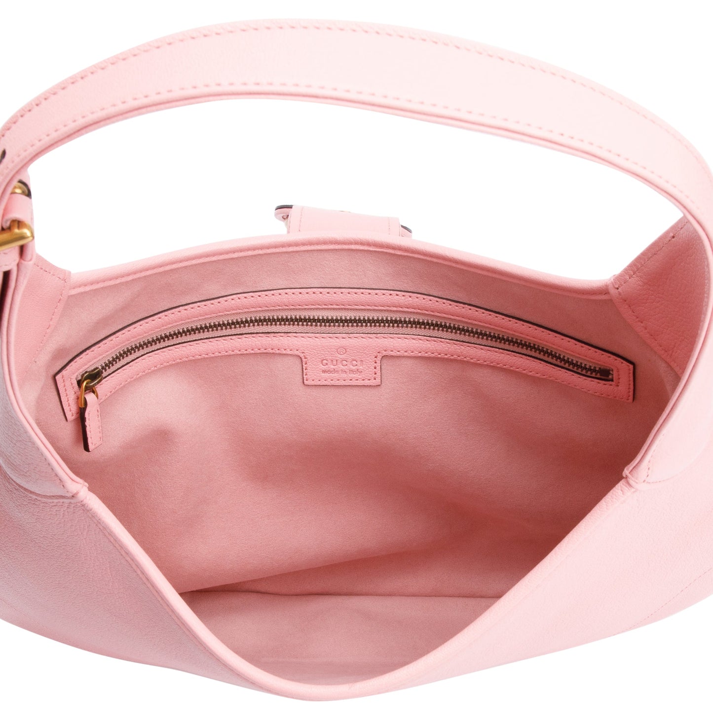 Gucci Pink Calfskin Leather Double GG Medium Aphrodite Shoulder Bag