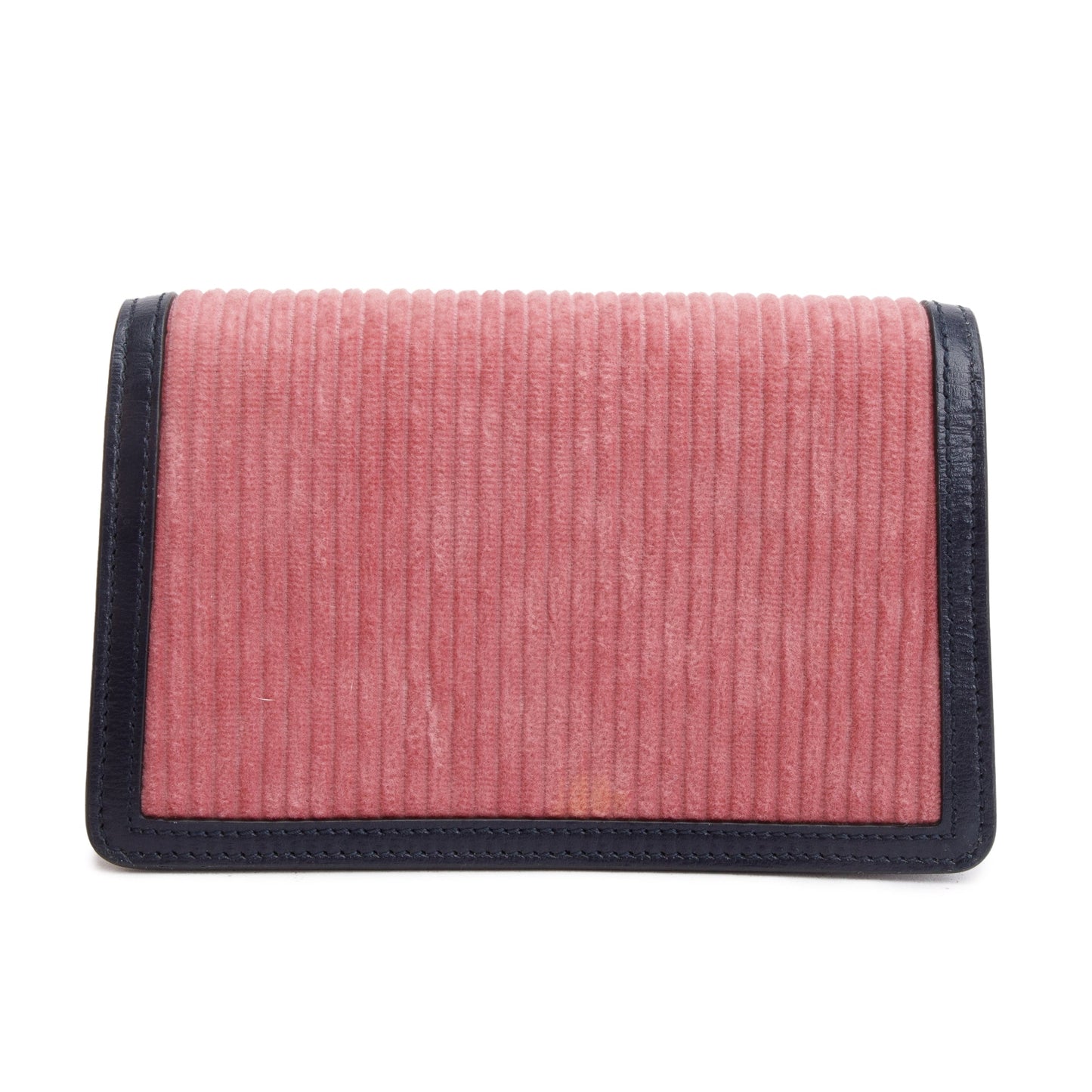 Gucci Pink Corduroy Navy Leather Dionysus Super Mini Bag