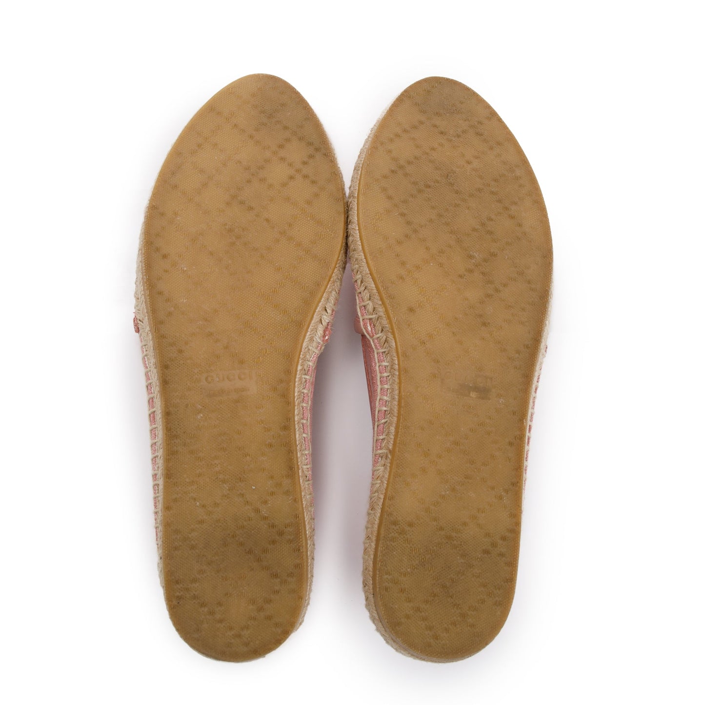 Gucci Pink GG Canvas Espadrille, Size 38