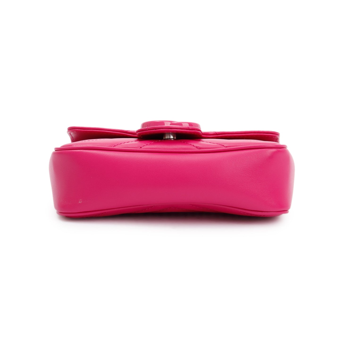 Gucci Pink GG Marmont Matelasse Monochrome Belt Bag