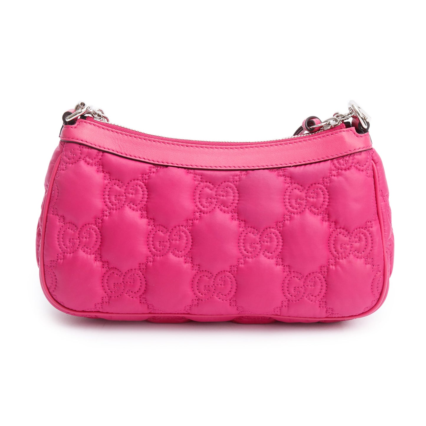 Gucci Pink GG Quilted Matelasse Leather Small Chain Shoulder Bag