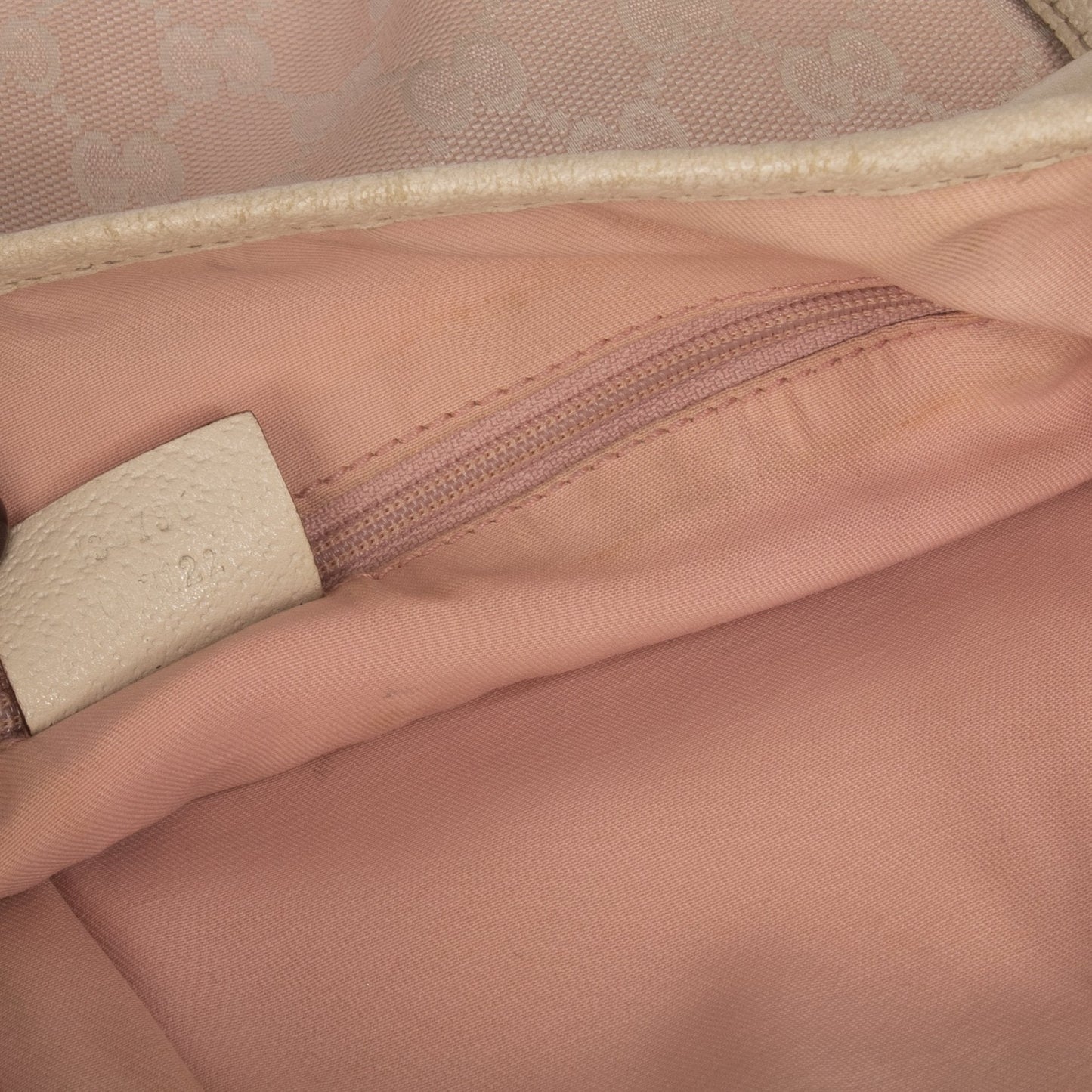 Gucci Pink Medium GG Canvas Abbey Shoulder Bag