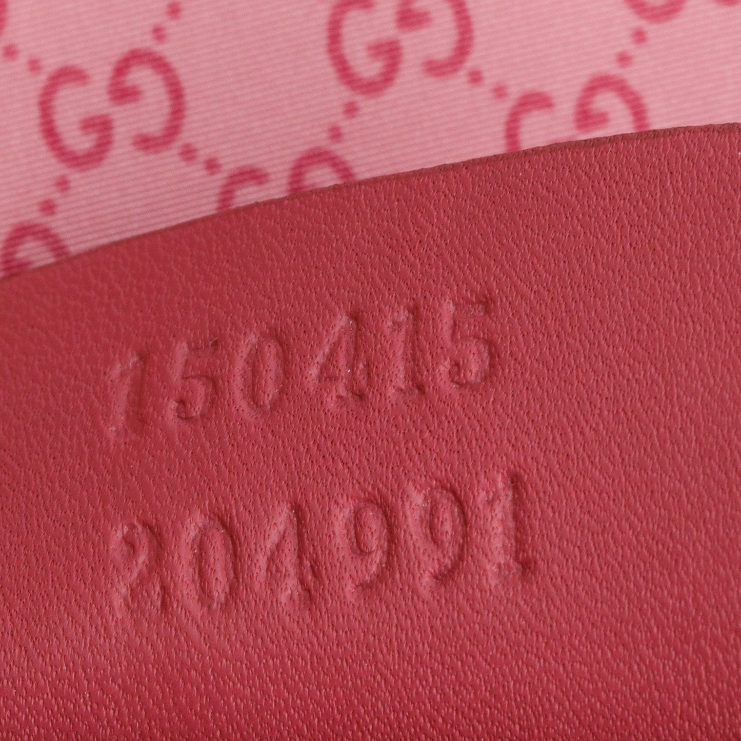 Gucci Pink Micro GG Canvas Clutch