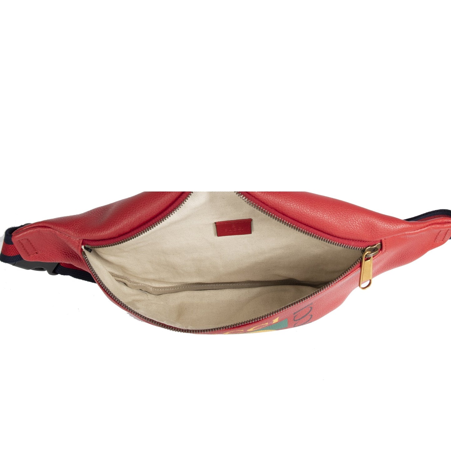 Gucci Print Leather Belt Bag