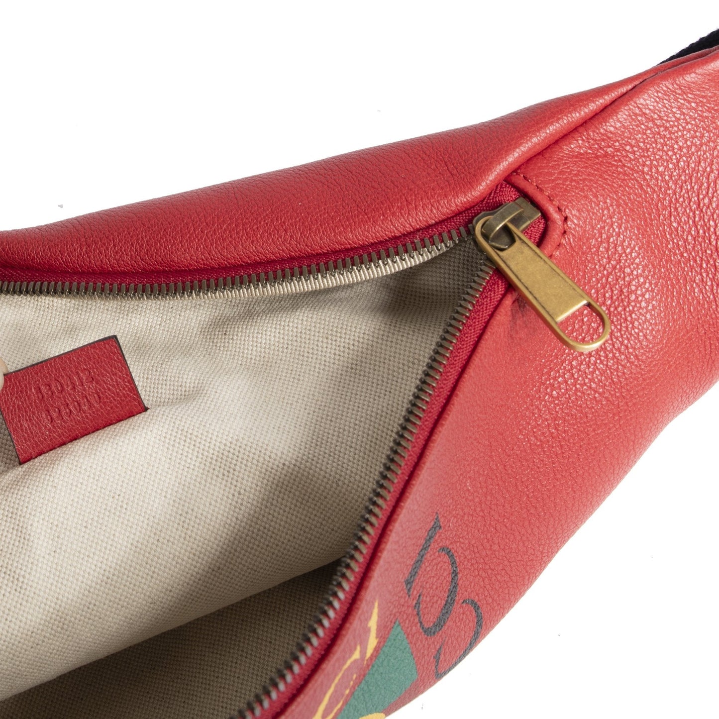 Gucci Print Leather Belt Bag