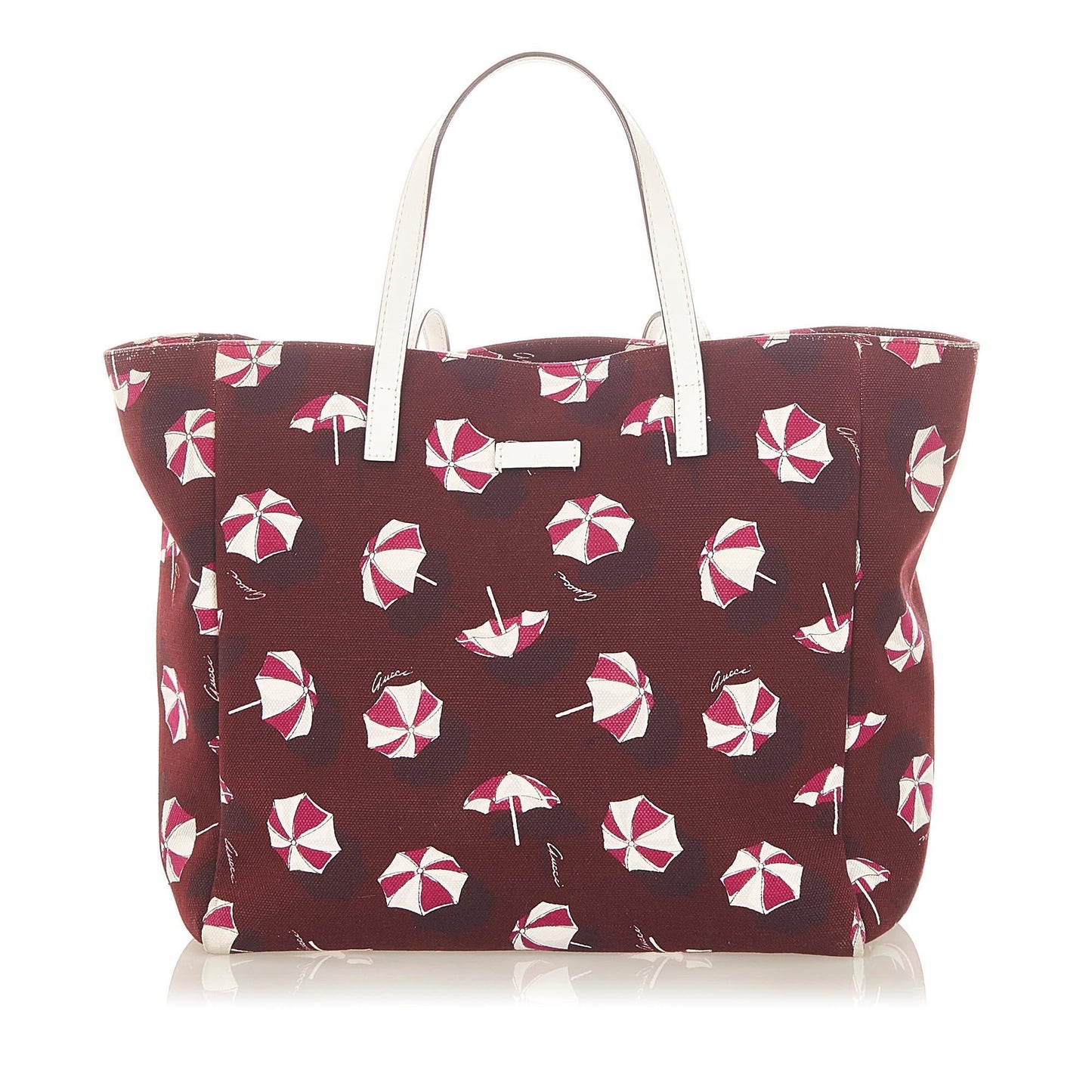 Gucci Printed Canvas Tote Bag (SHG-31677)