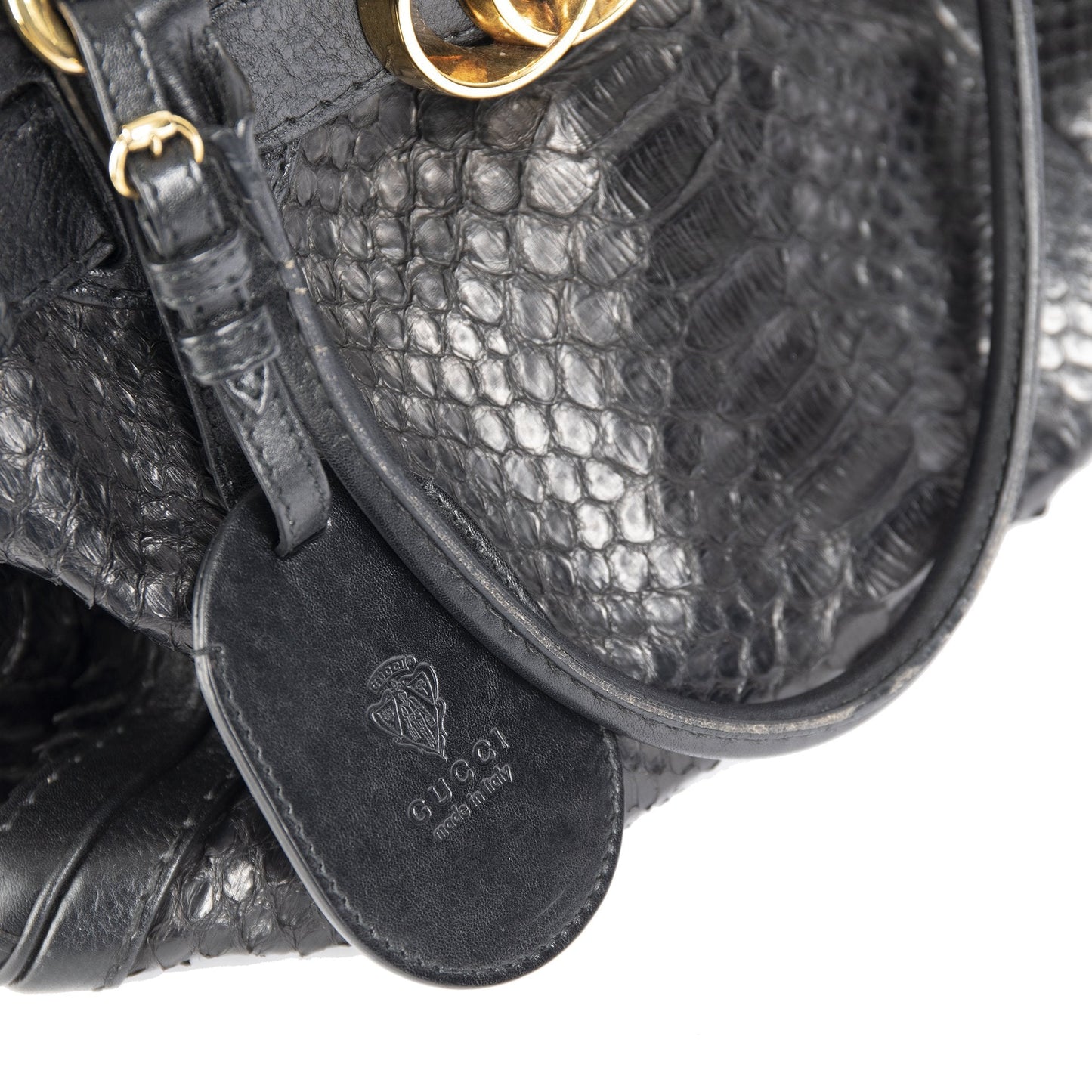 Gucci Python Medium Running Tote