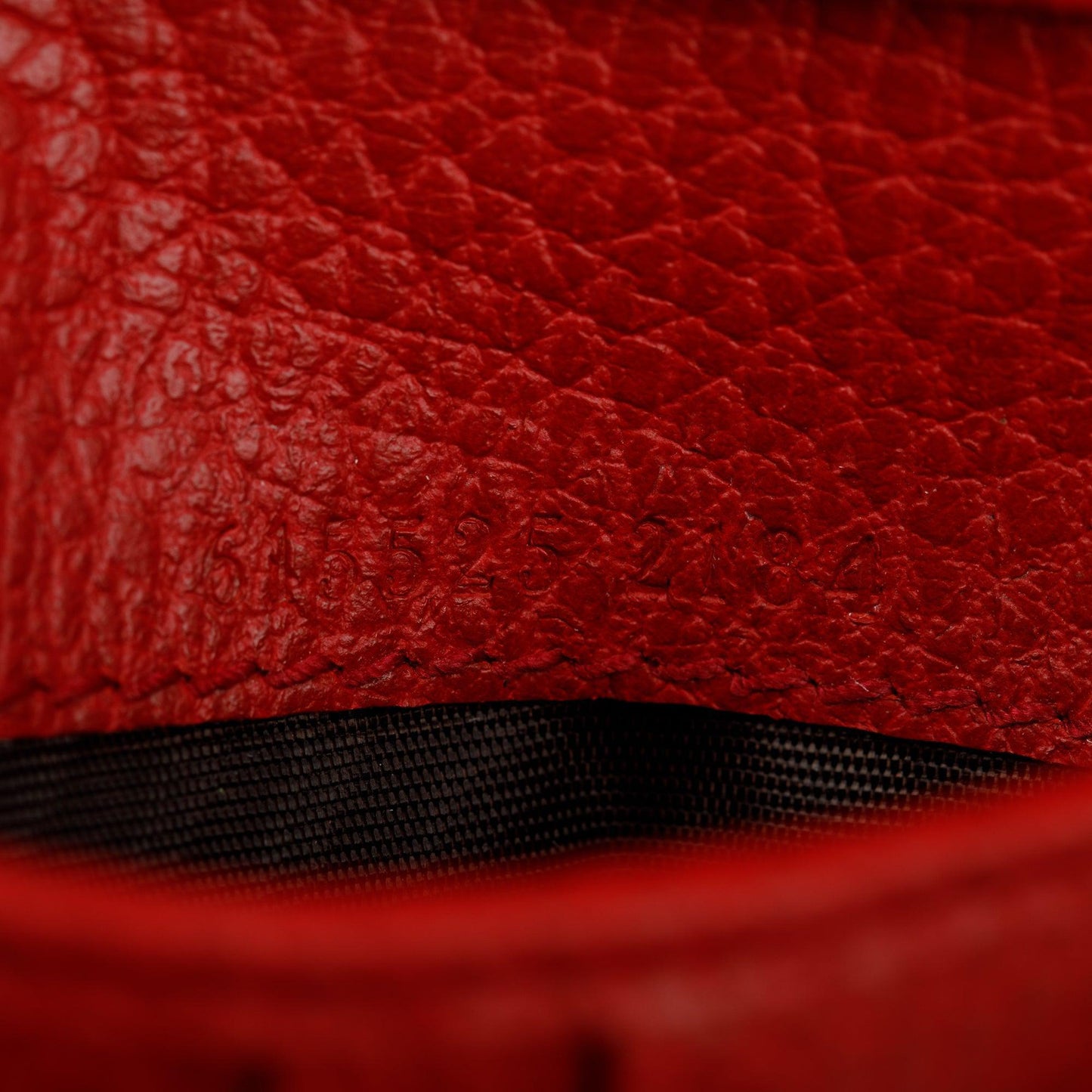 Gucci Red Calfskin Leather Interlocking G Logo Dollar French Wallet