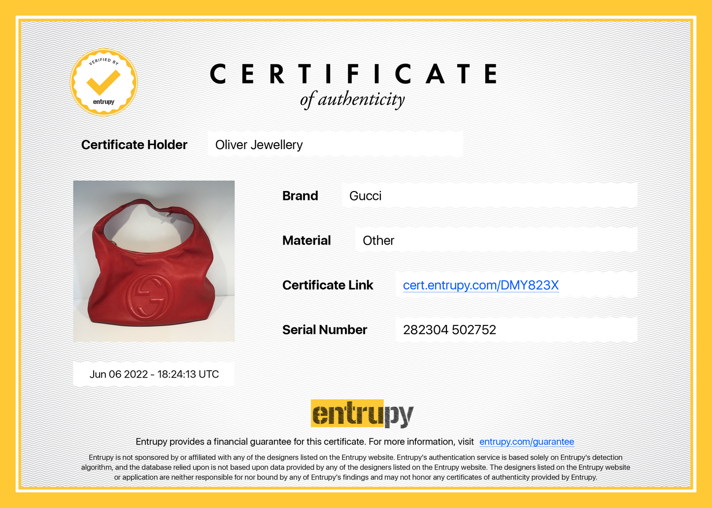 Gucci Red Calfskin Leather Large Soho Hobo Bag