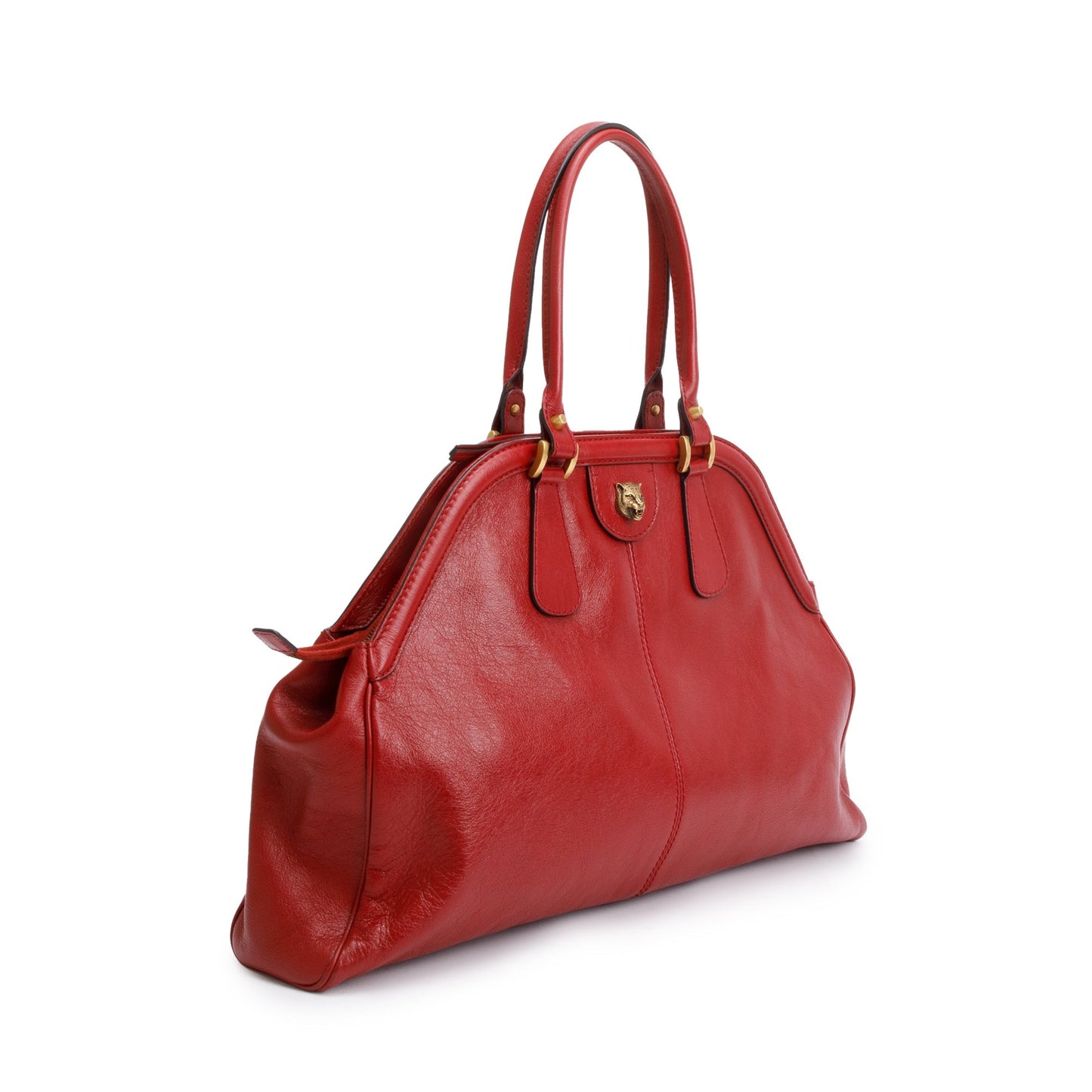Gucci Red Calfskin Leather Medium RE(Belle) Shoulder Bag