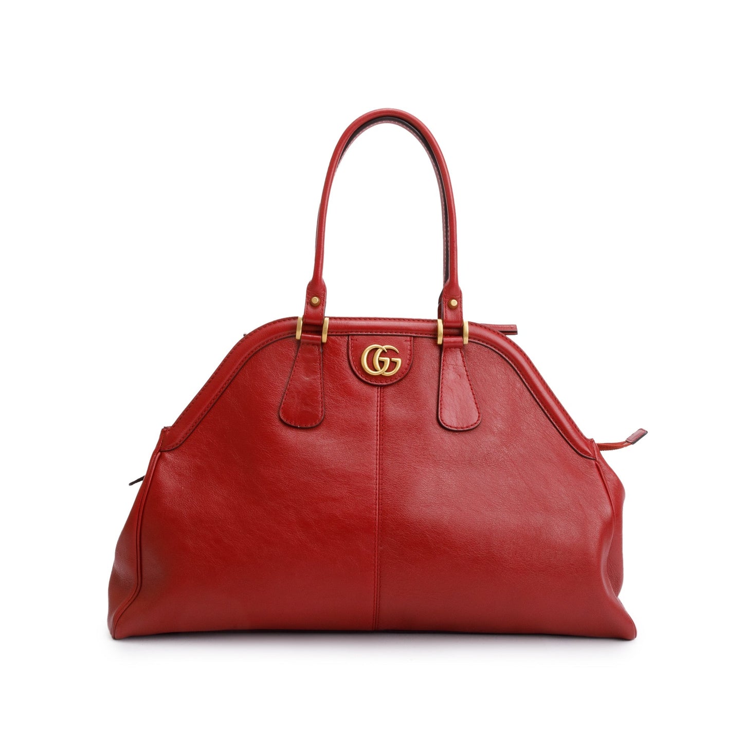 Gucci Red Calfskin Leather Medium RE(Belle) Shoulder Bag