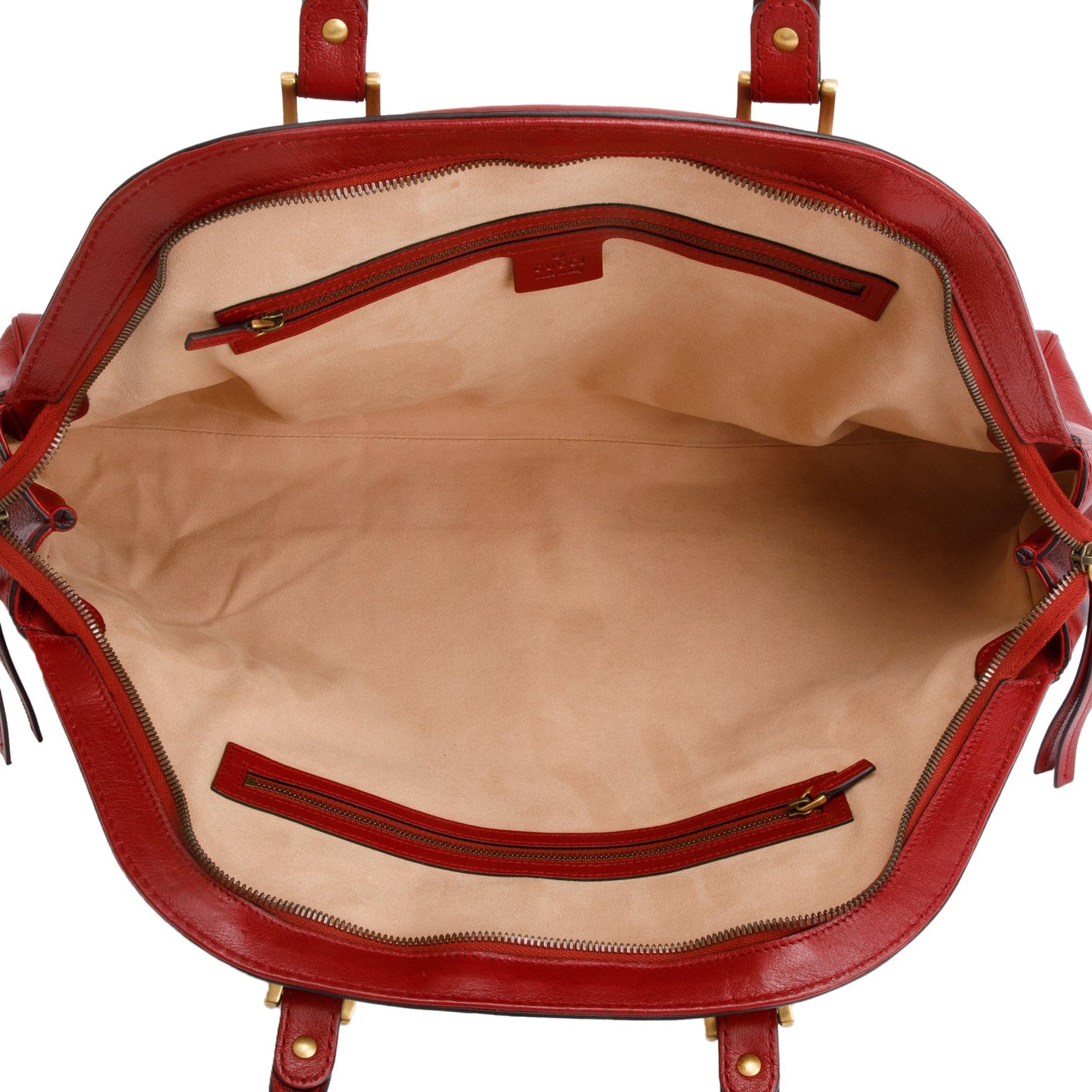 Gucci Red Calfskin Leather Medium RE(Belle) Shoulder Bag