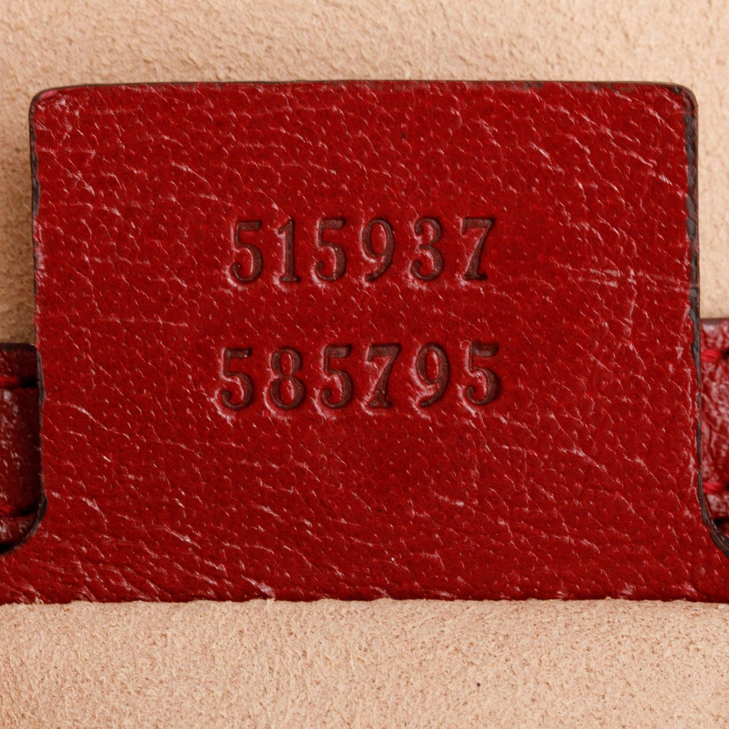 Gucci Red Calfskin Leather Medium RE(Belle) Shoulder Bag