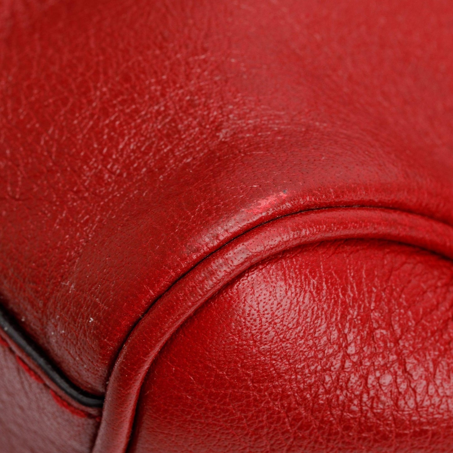 Gucci Red Calfskin Leather Medium RE(Belle) Shoulder Bag