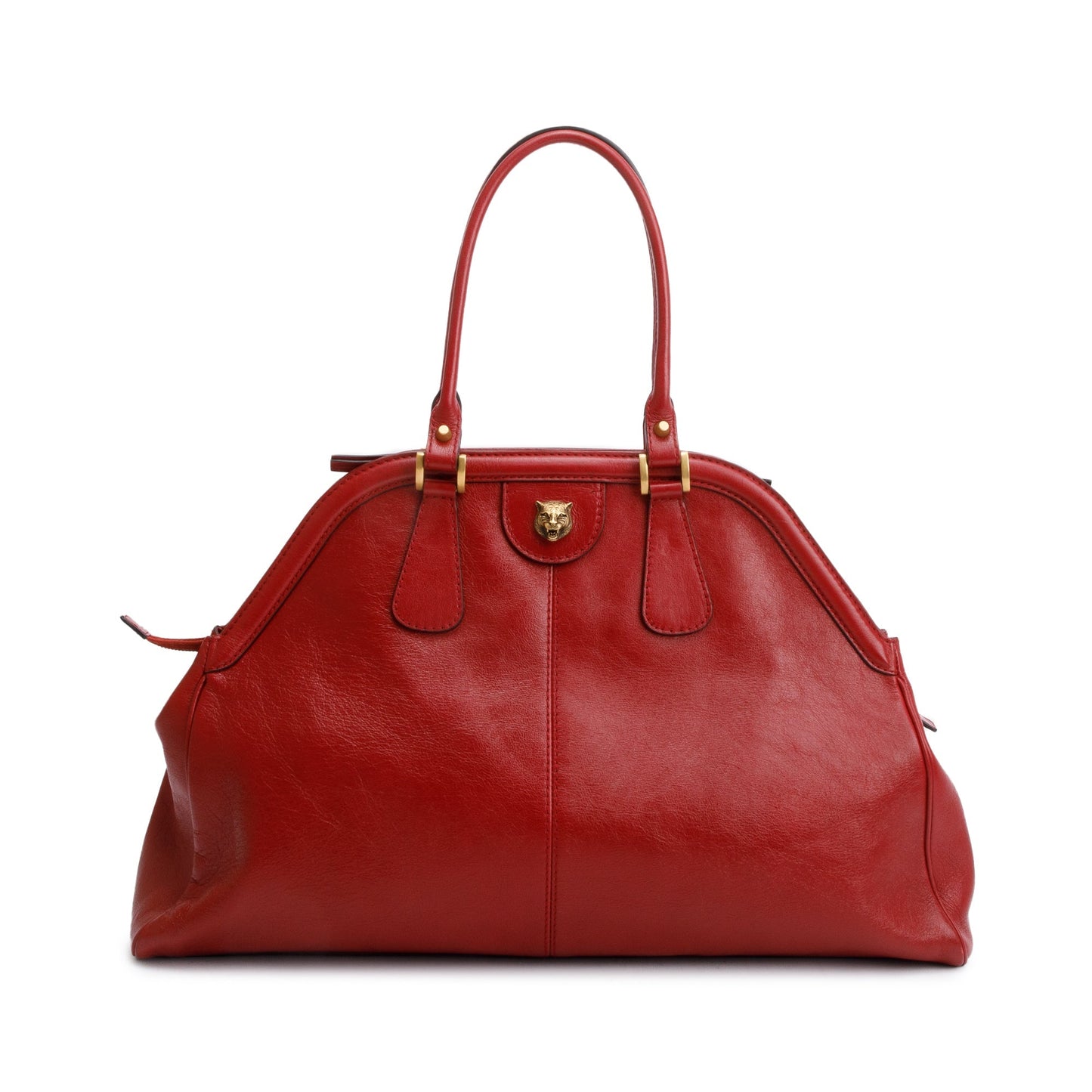 Gucci Red Calfskin Leather Medium RE(Belle) Shoulder Bag
