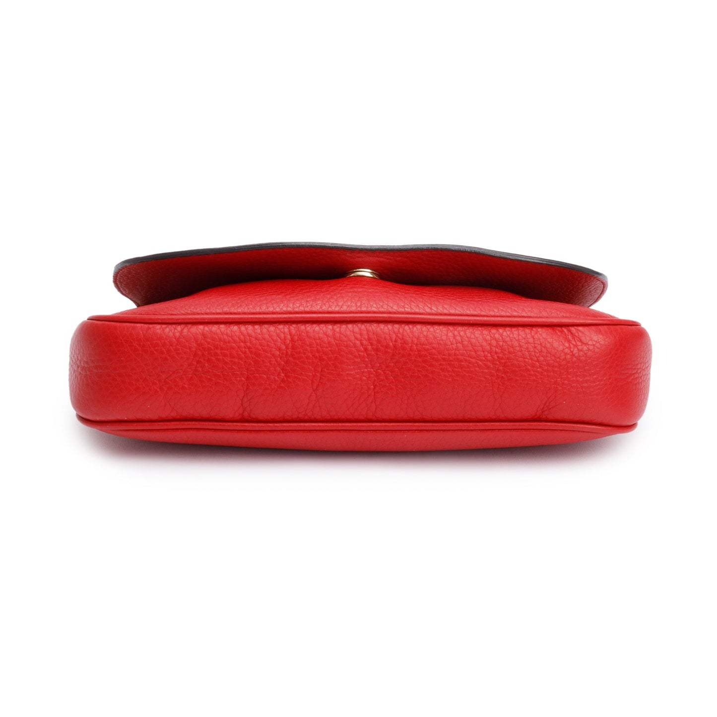 Gucci Red Calfskin Leather Medium Soho Chain Crossbody Bag
