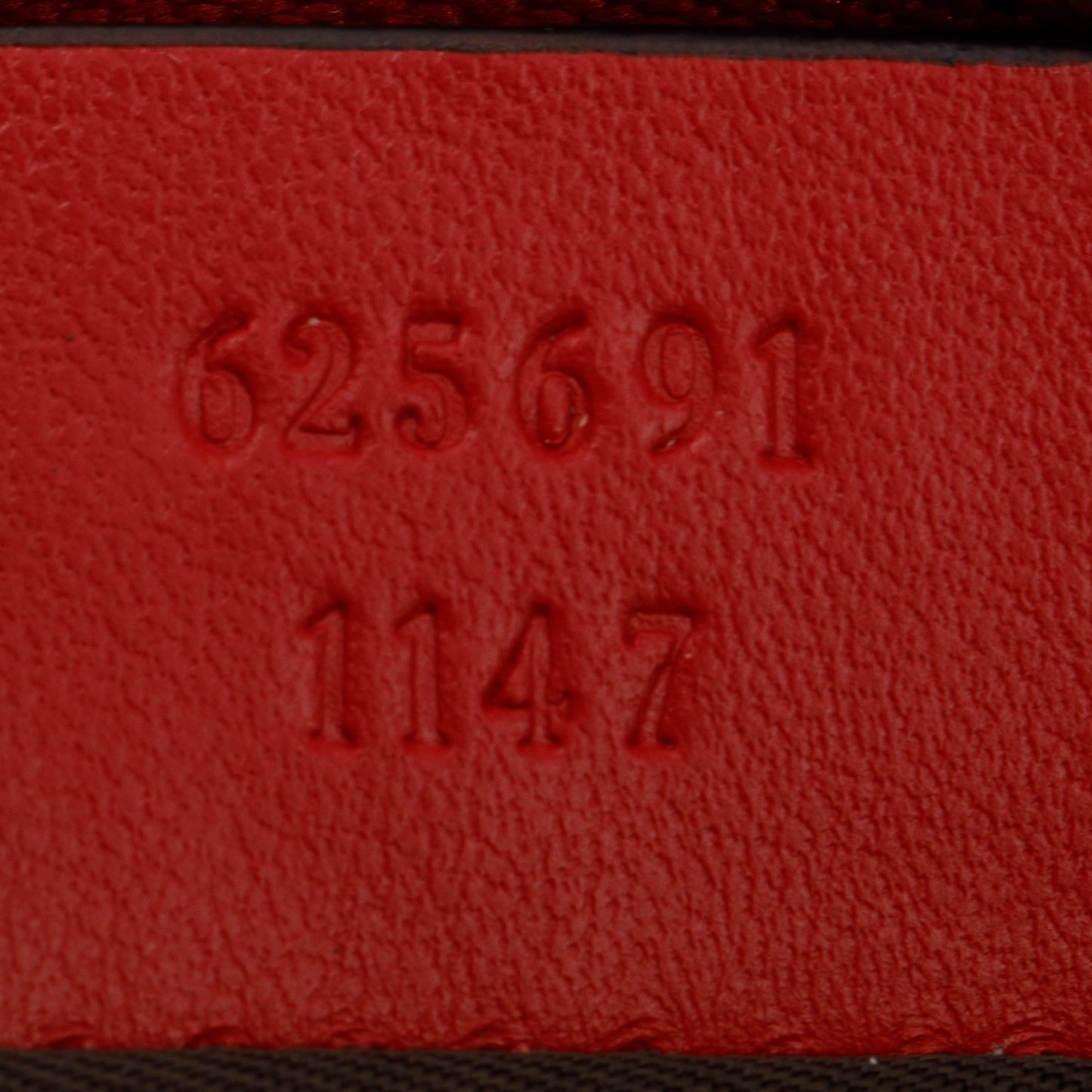 Gucci Red Calfskin Matelasse GG Marmont Key Pouch