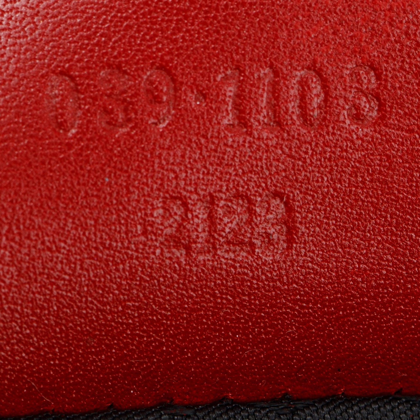 Gucci Red GG Canvas Boat Pochette