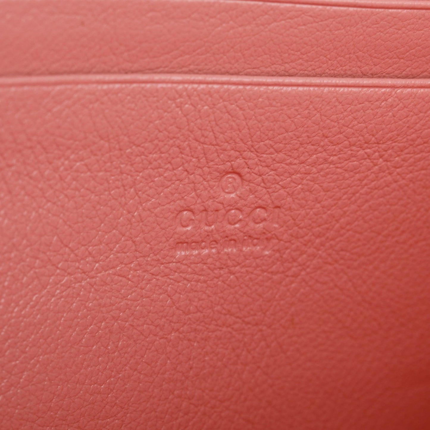 Gucci Red GG Marmont Azalea Calfskin Enamel Diagonal Torchon Wallet on Chain