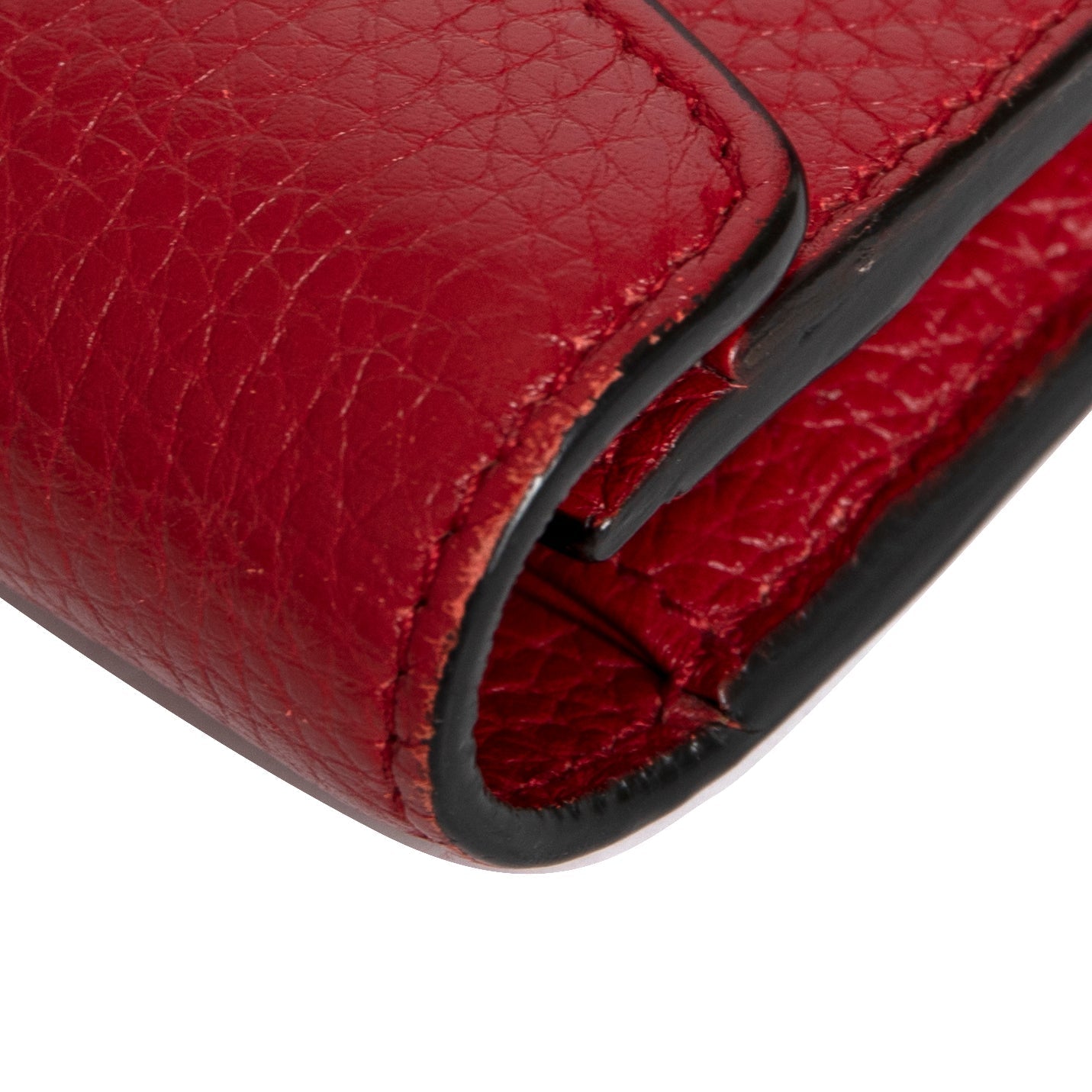 Gucci Red GG Marmont Continental Wallet